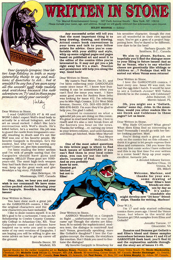 Read online Gargoyles (1995) comic -  Issue #10 - Out Of The Past - 22