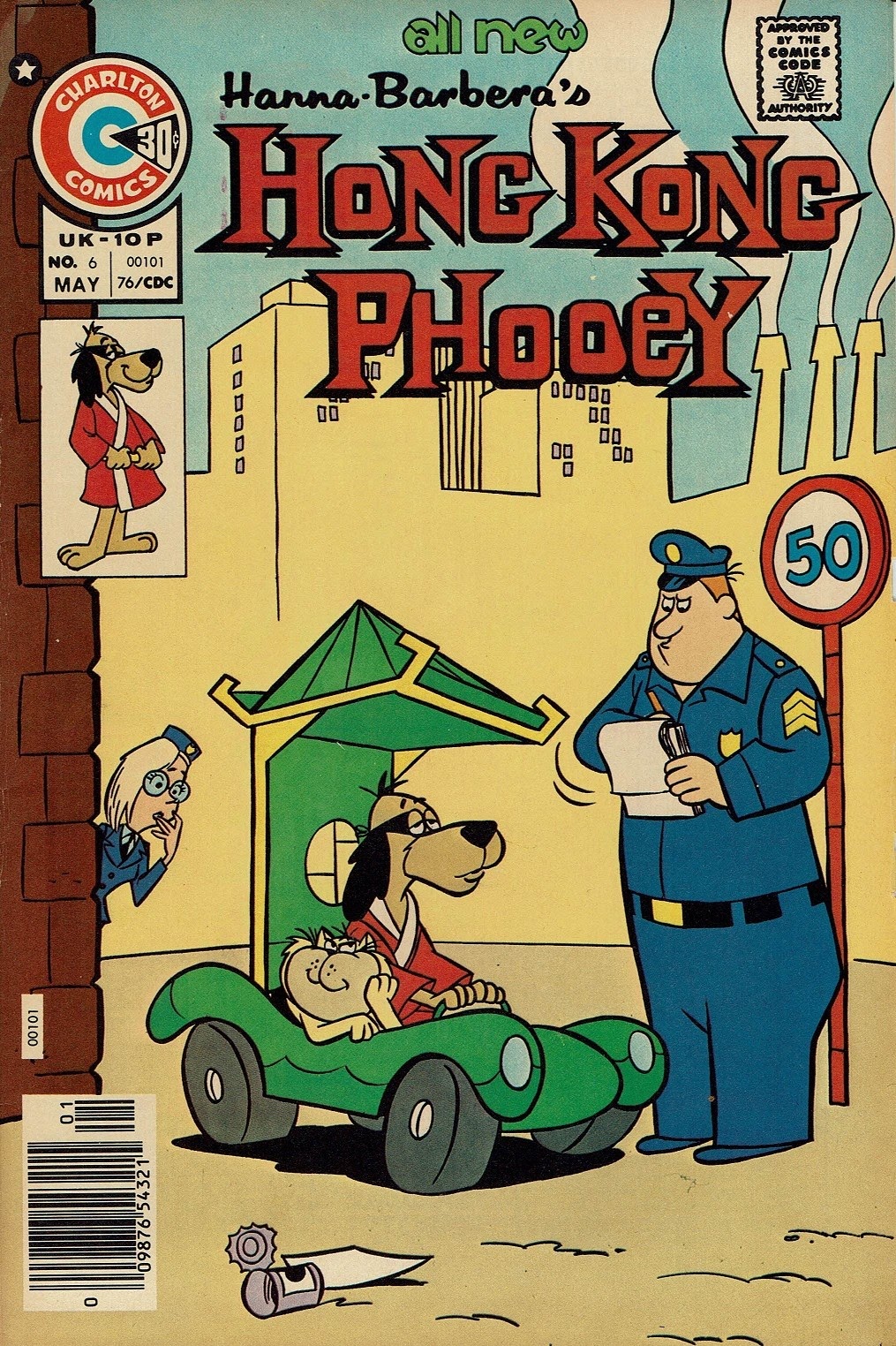 Read online Hong Kong Phooey comic -  Issue #6 - 1