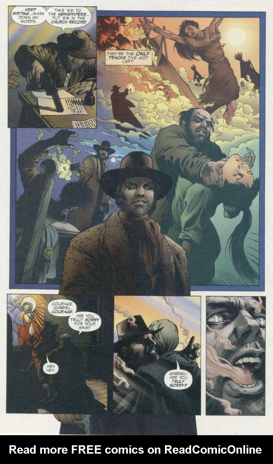 Read online Weird Western Tales (2001) comic -  Issue #3 - 16