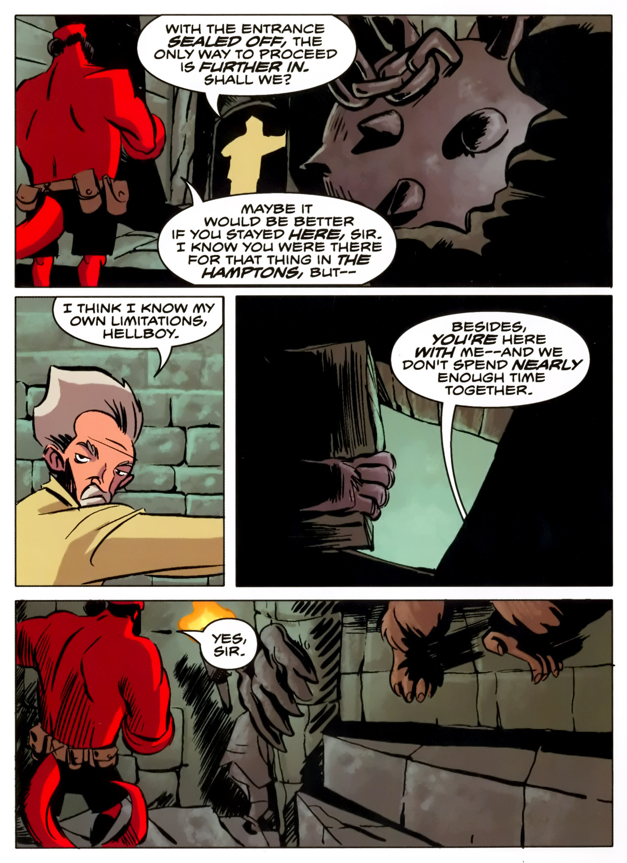 Read online Hellboy Animated: The Menagerie comic -  Issue # TPB - 30