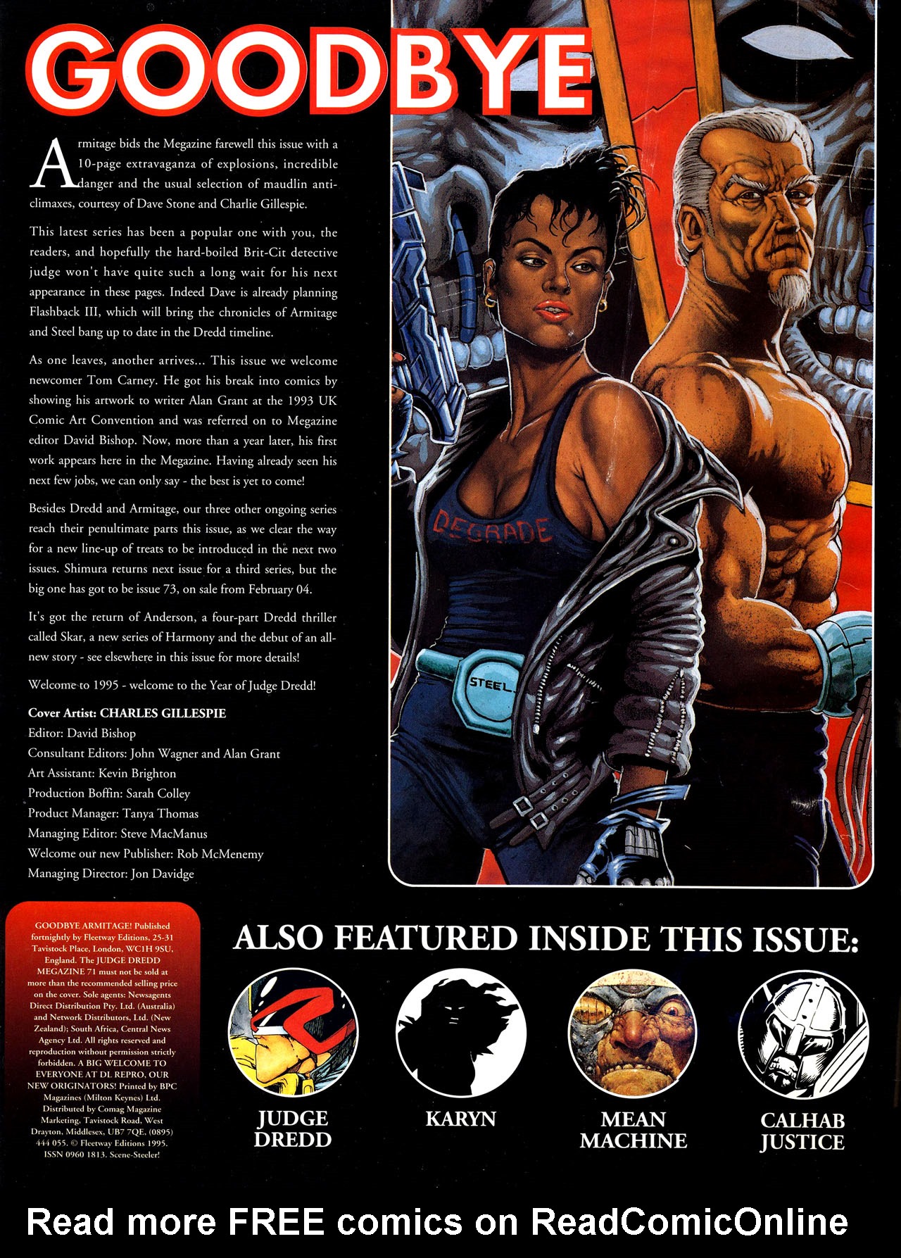 Read online Judge Dredd: The Megazine (vol. 2) comic -  Issue #71 - 2