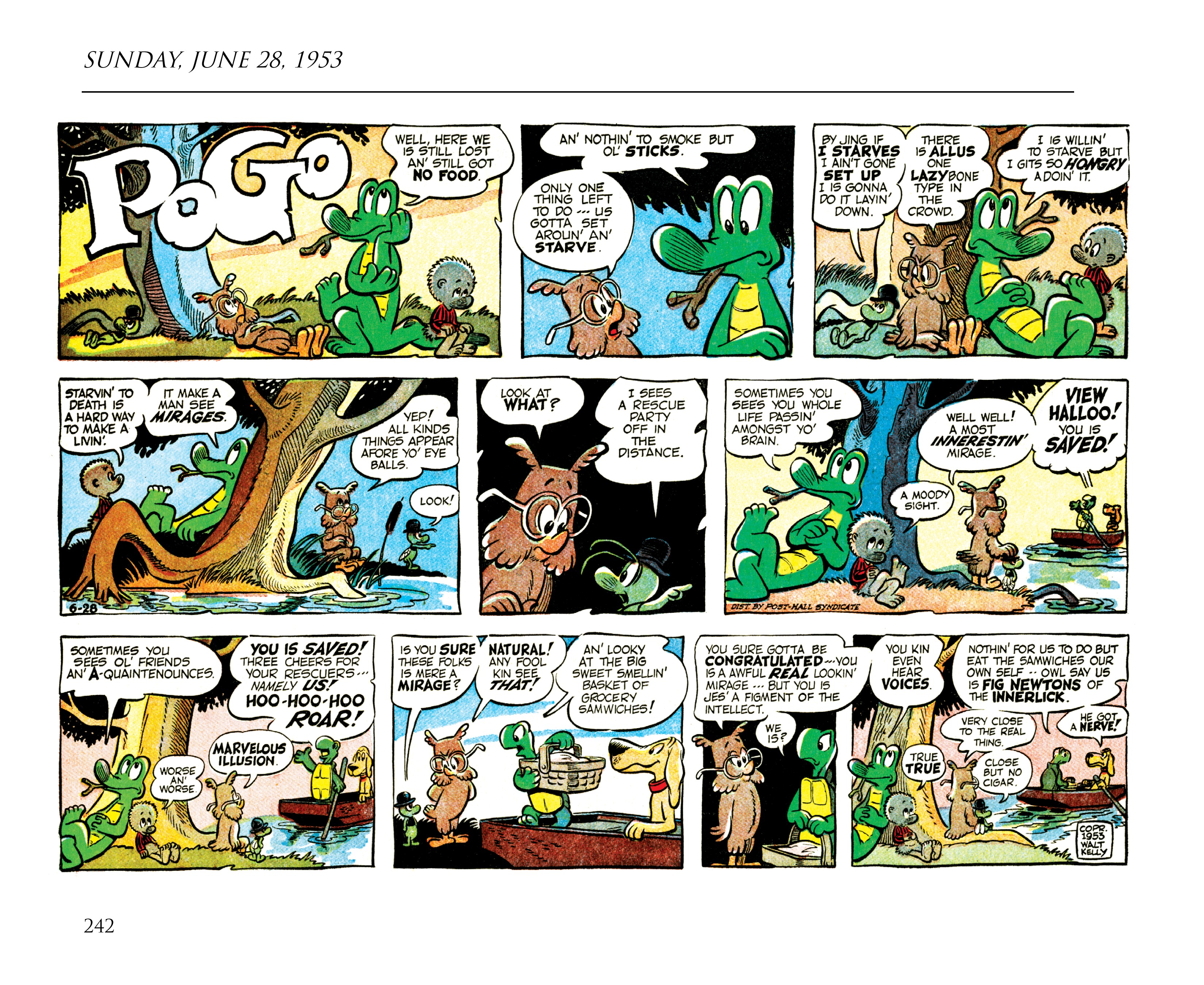 Read online Pogo by Walt Kelly: The Complete Syndicated Comic Strips comic -  Issue # TPB 3 (Part 3) - 54