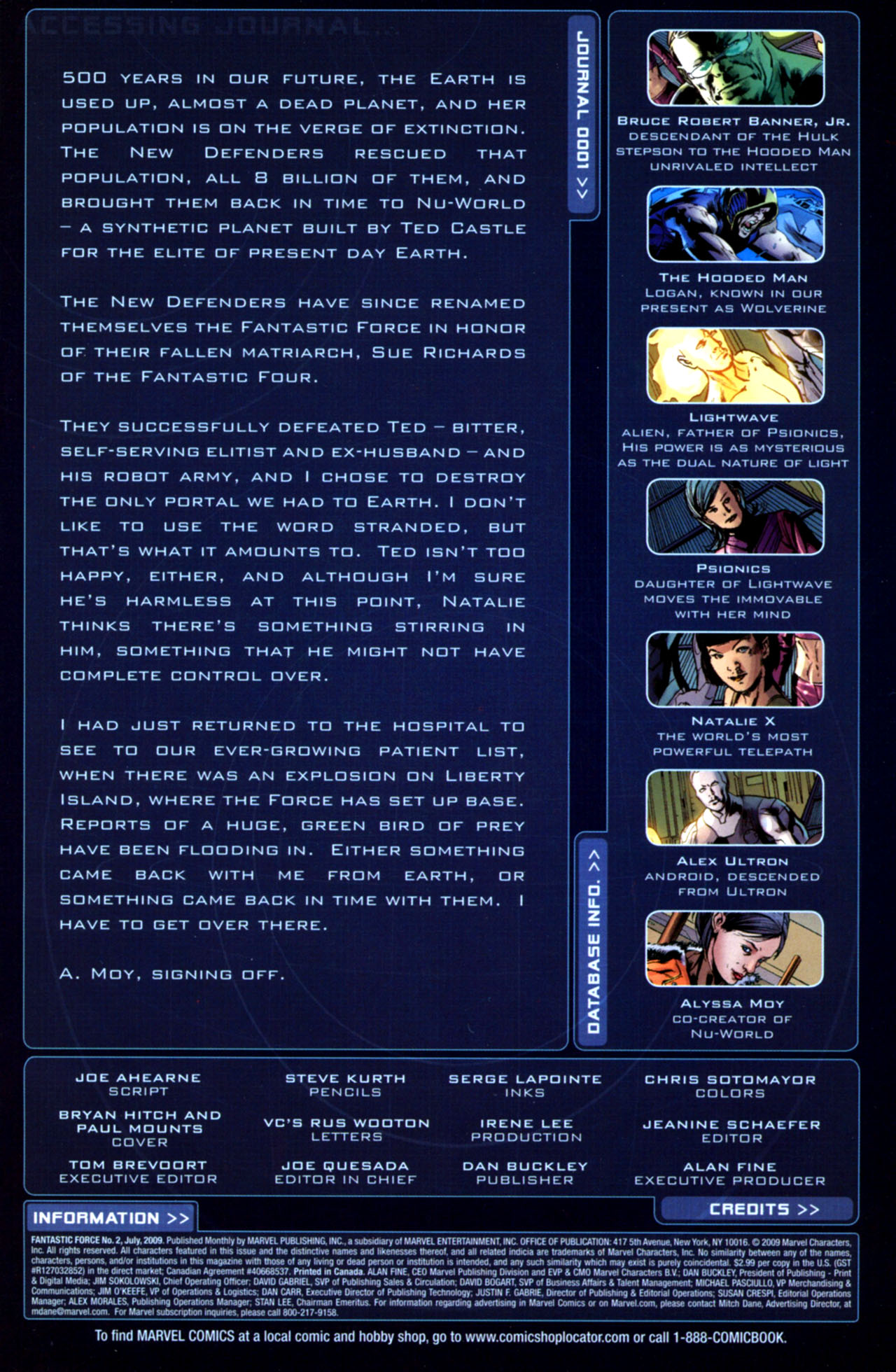 Read online Fantastic Force (2009) comic -  Issue #2 - 2