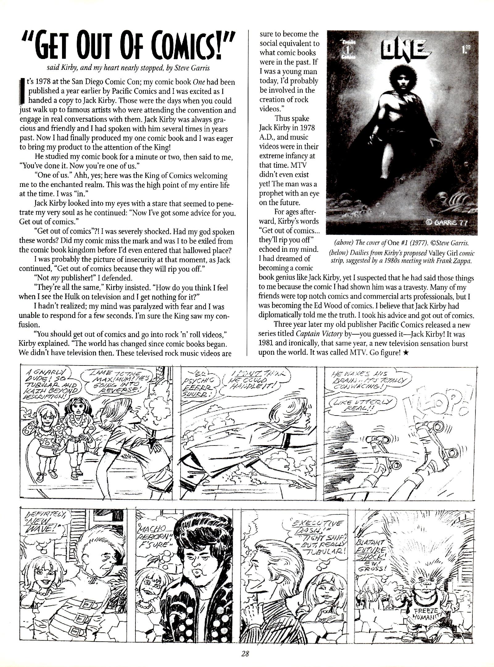 Read online The Jack Kirby Collector comic -  Issue #30 - 28