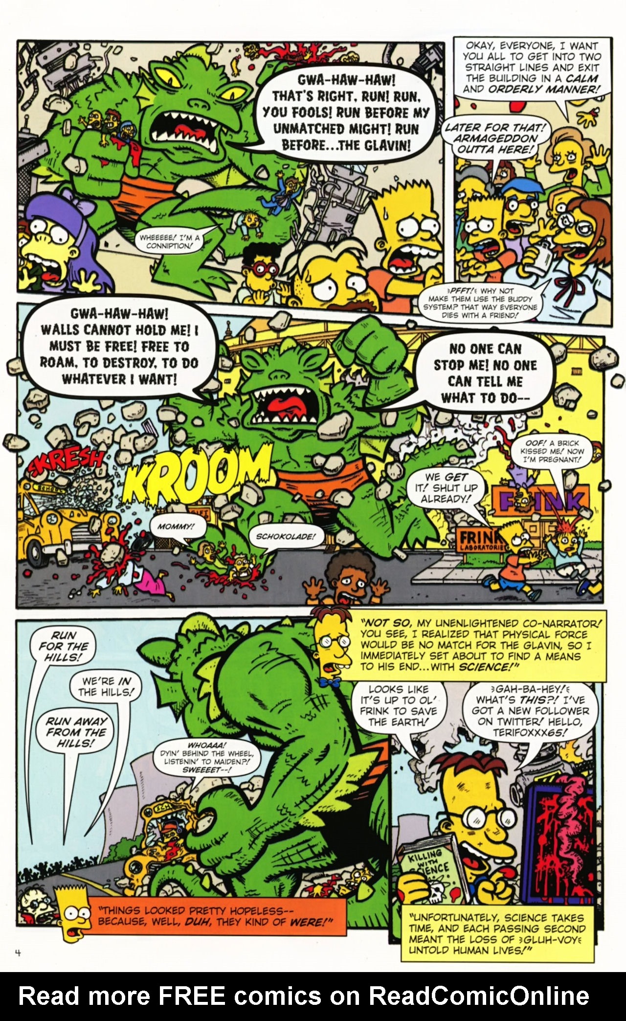 Read online Treehouse of Horror comic -  Issue #16 - 7