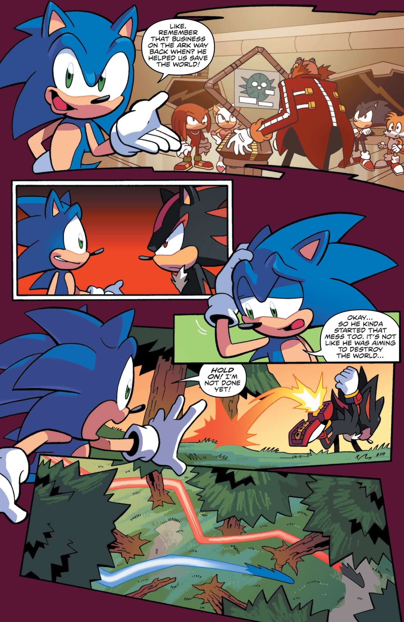 Read online Sonic the Hedgehog (2018) comic -  Issue #6 - 11