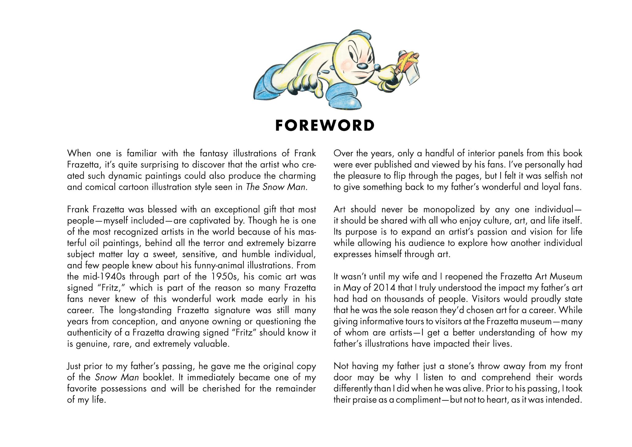Read online Frank Frazetta's The Adventures of the Snow Man comic -  Issue # TPB - 6