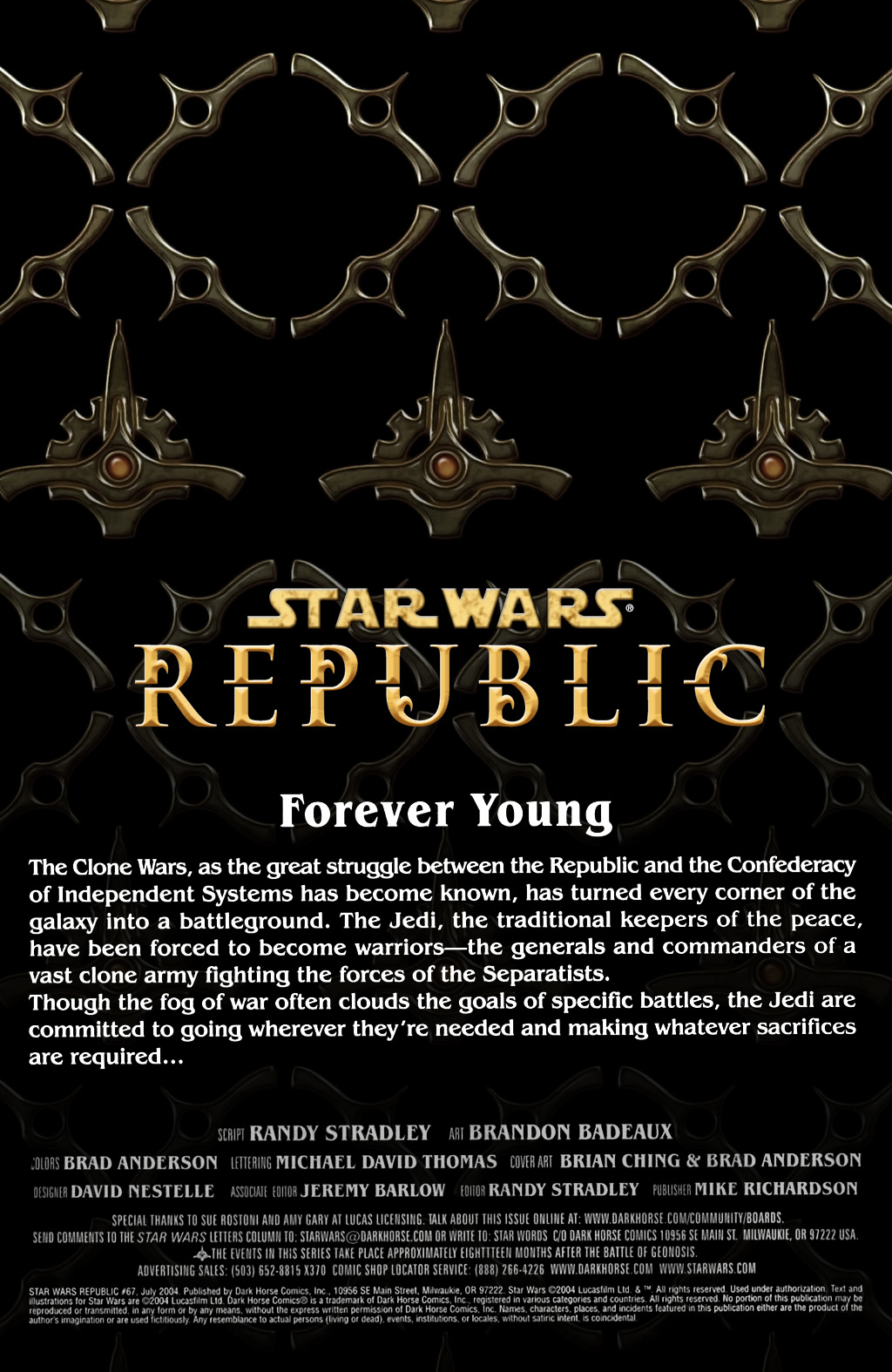 Read online Star Wars: Republic comic -  Issue #67 - 2