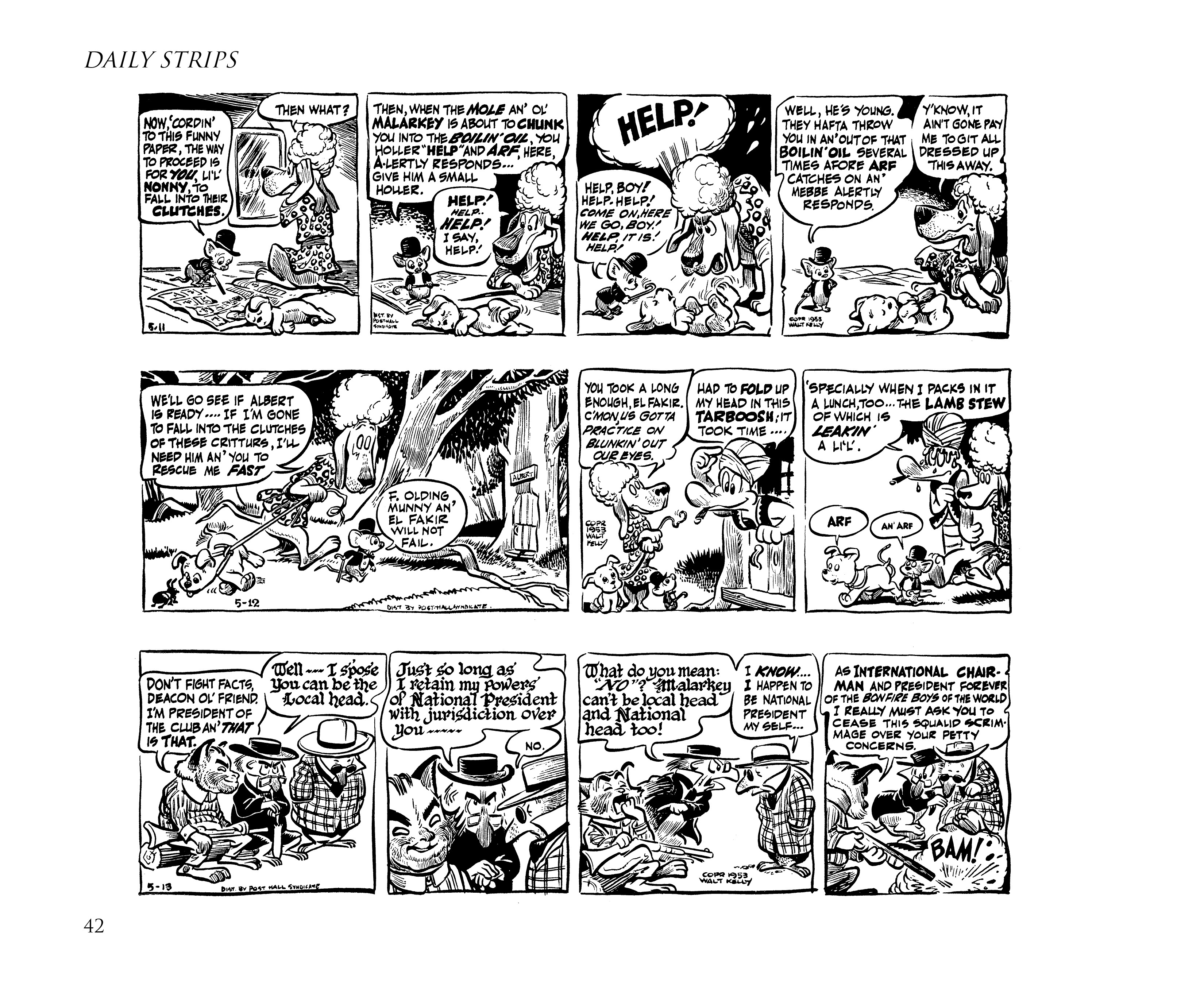 Read online Pogo by Walt Kelly: The Complete Syndicated Comic Strips comic -  Issue # TPB 3 (Part 1) - 54