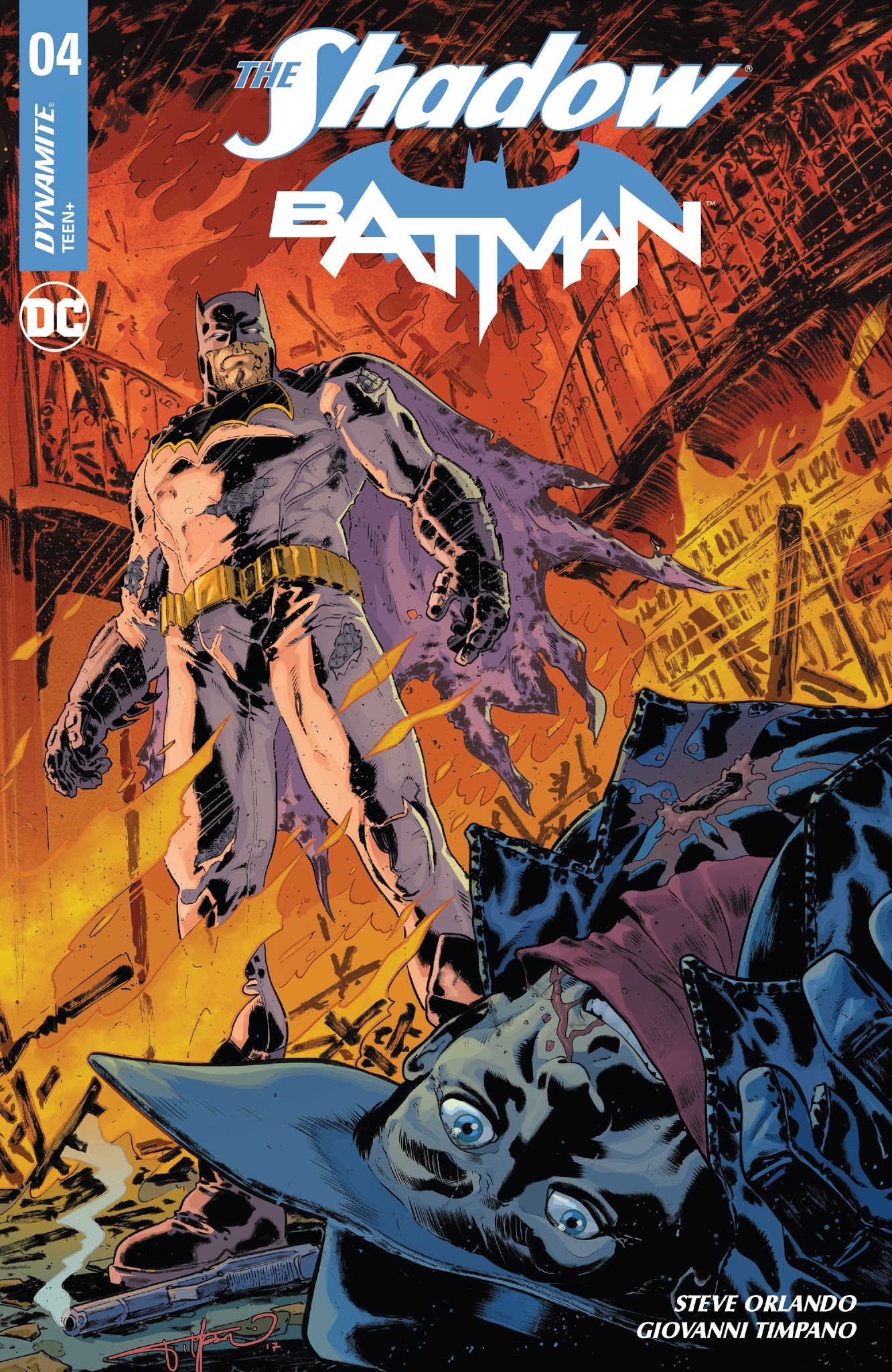 Read online The Shadow/Batman comic -  Issue #4 - 5