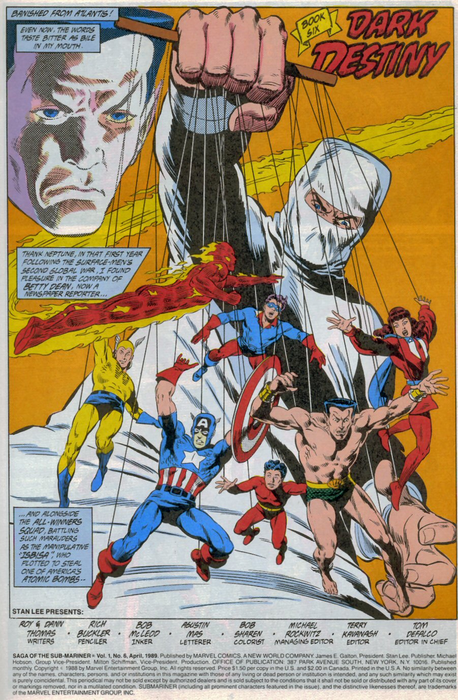Read online Saga of the Sub-Mariner comic -  Issue #6 - 2