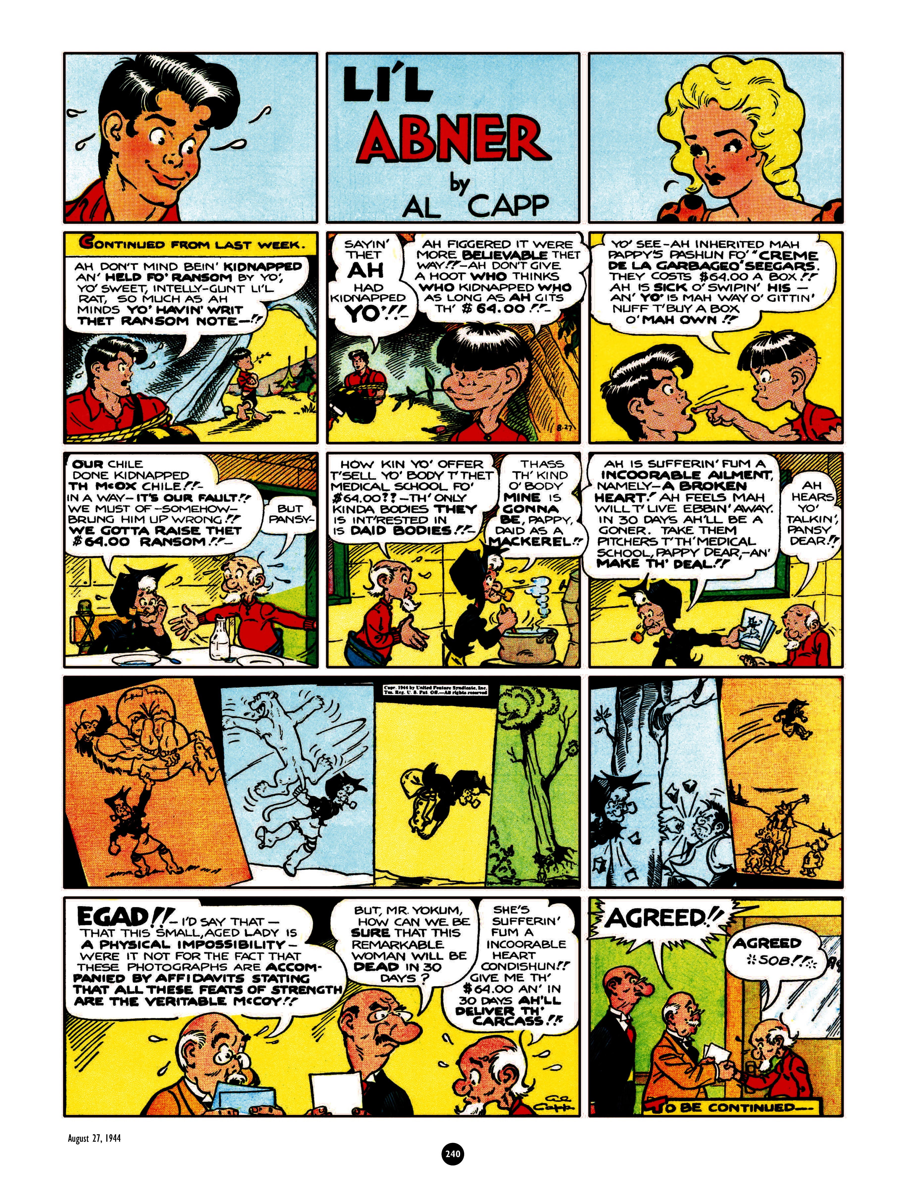 Read online Al Capp's Li'l Abner Complete Daily & Color Sunday Comics comic -  Issue # TPB 5 (Part 3) - 42
