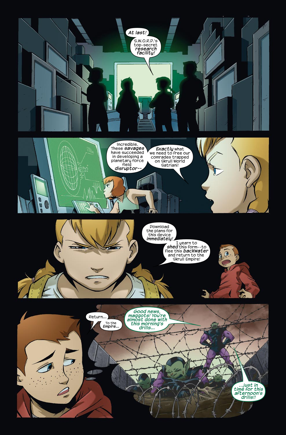 Read online Skrulls vs. Power Pack comic -  Issue #3 - 17