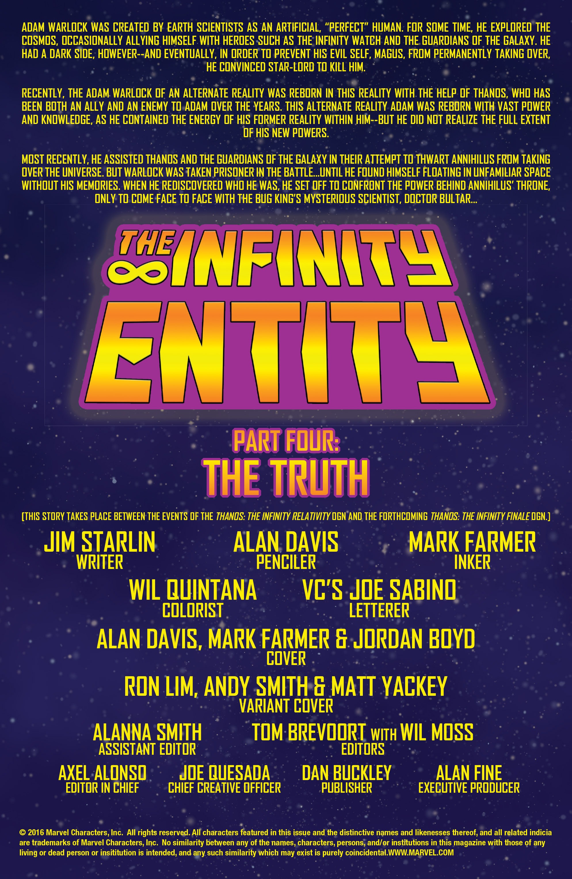 Read online The Infinity Entity comic -  Issue #4 - 2