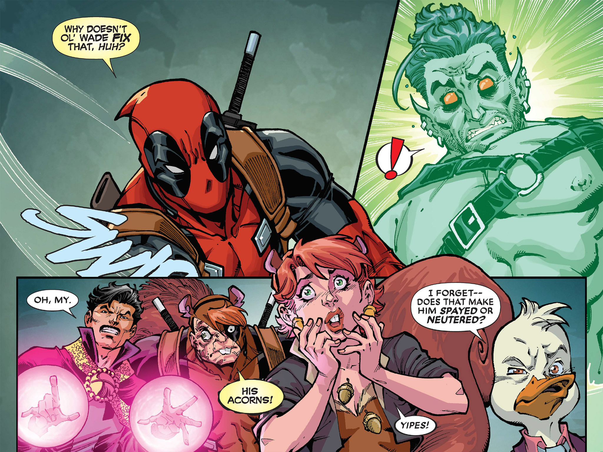 Read online Deadpool: Too Soon? Infinite Comic comic -  Issue #8 - 54