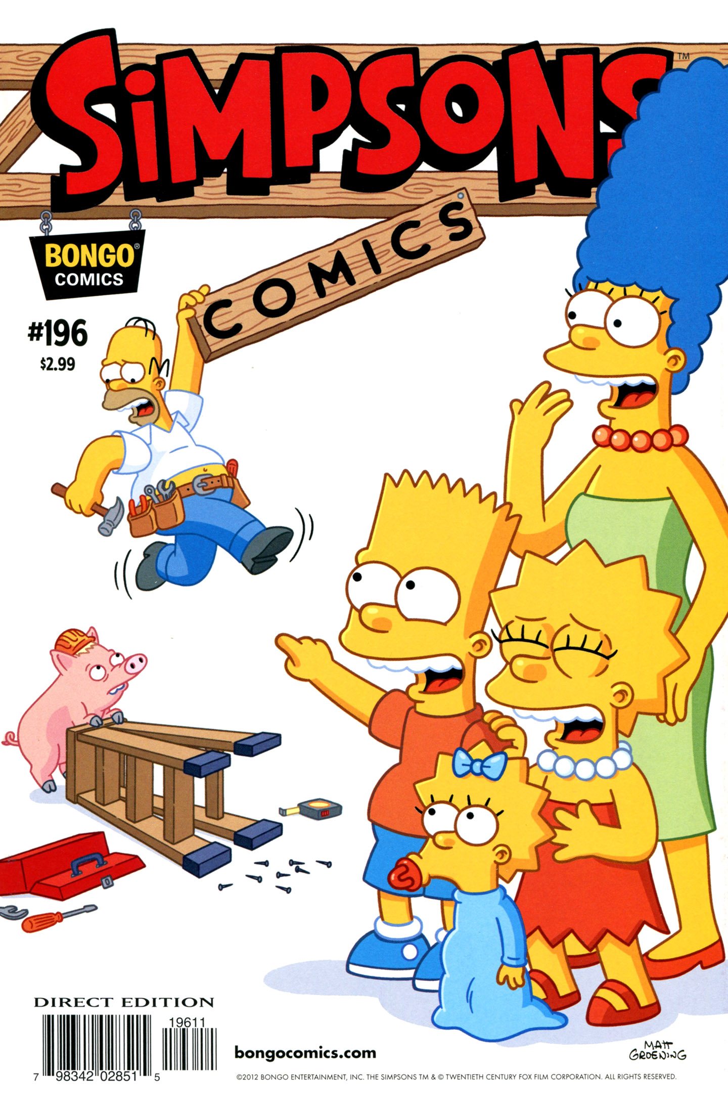 Read online Simpsons Comics comic -  Issue #196 - 1