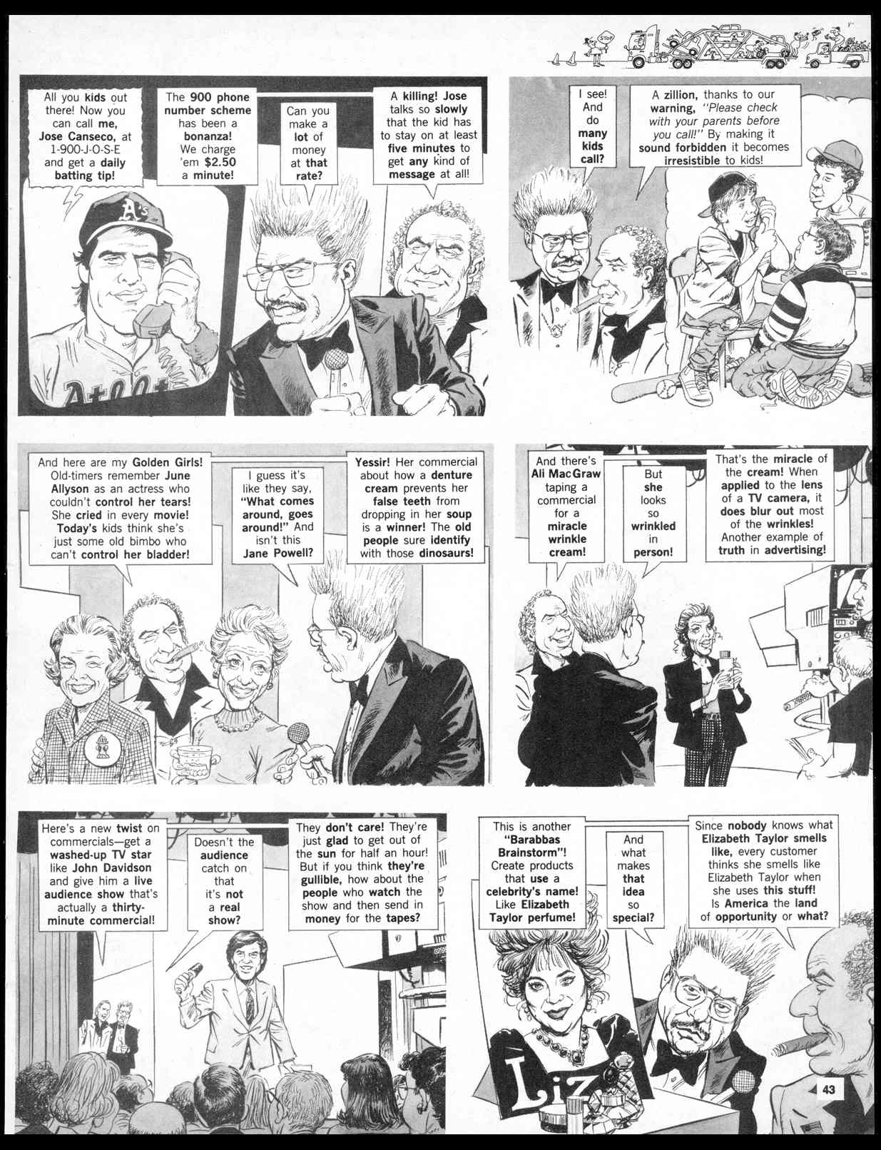 Read online MAD comic -  Issue #306 - 45