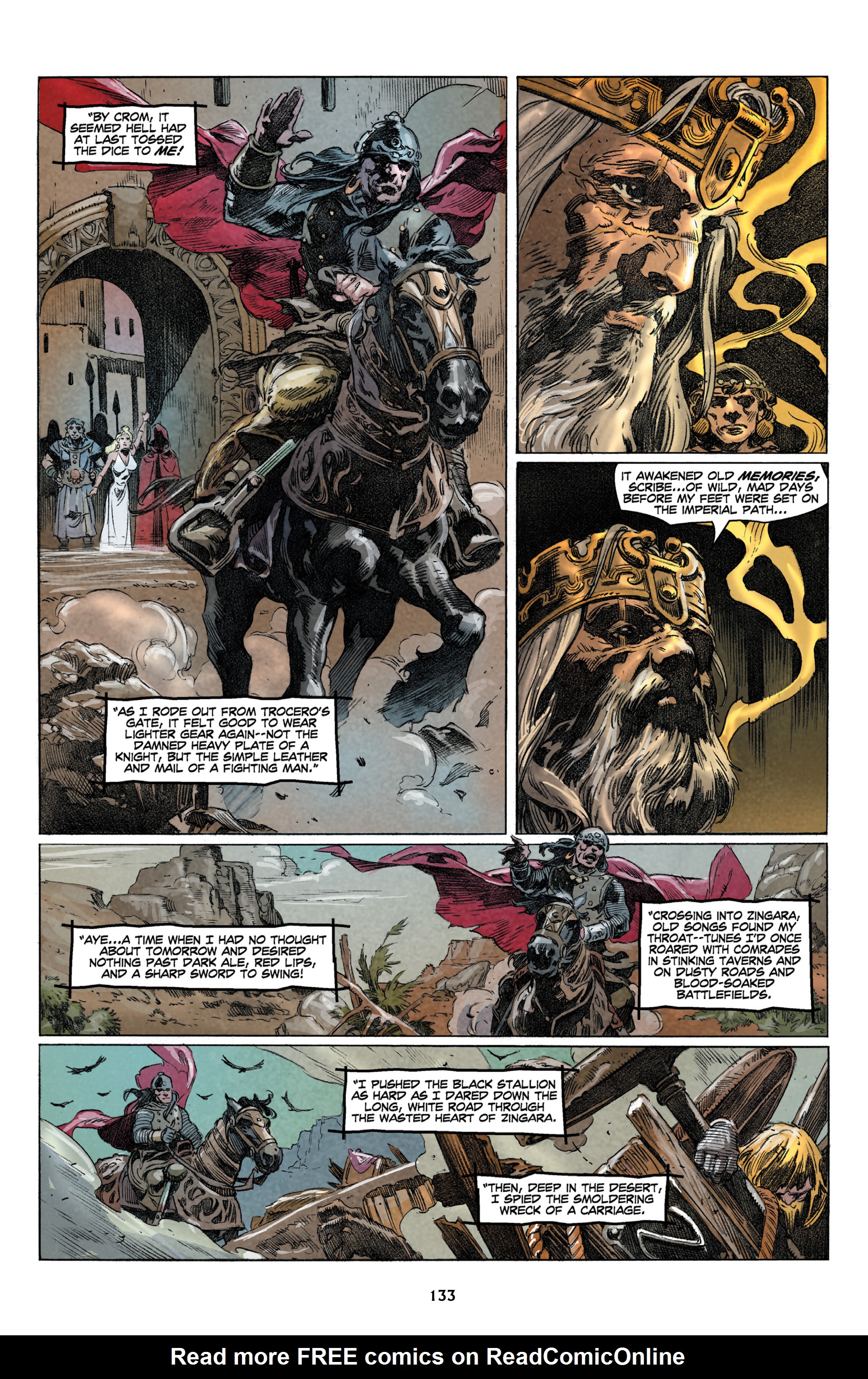 Read online King Conan: The Hour of the Dragon comic -  Issue # _TPB - 133