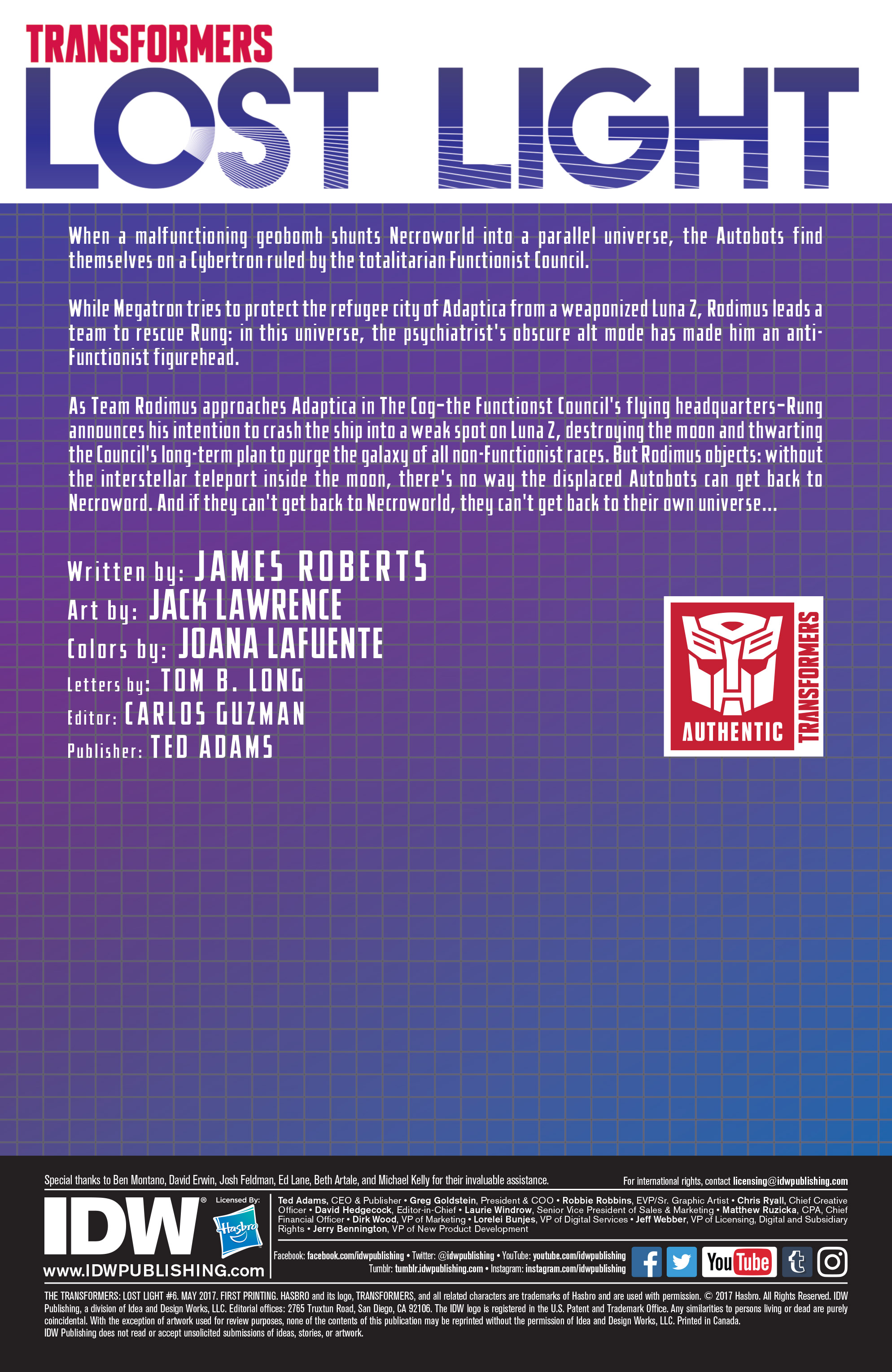 Read online The Transformers: Lost Light comic -  Issue #6 - 2