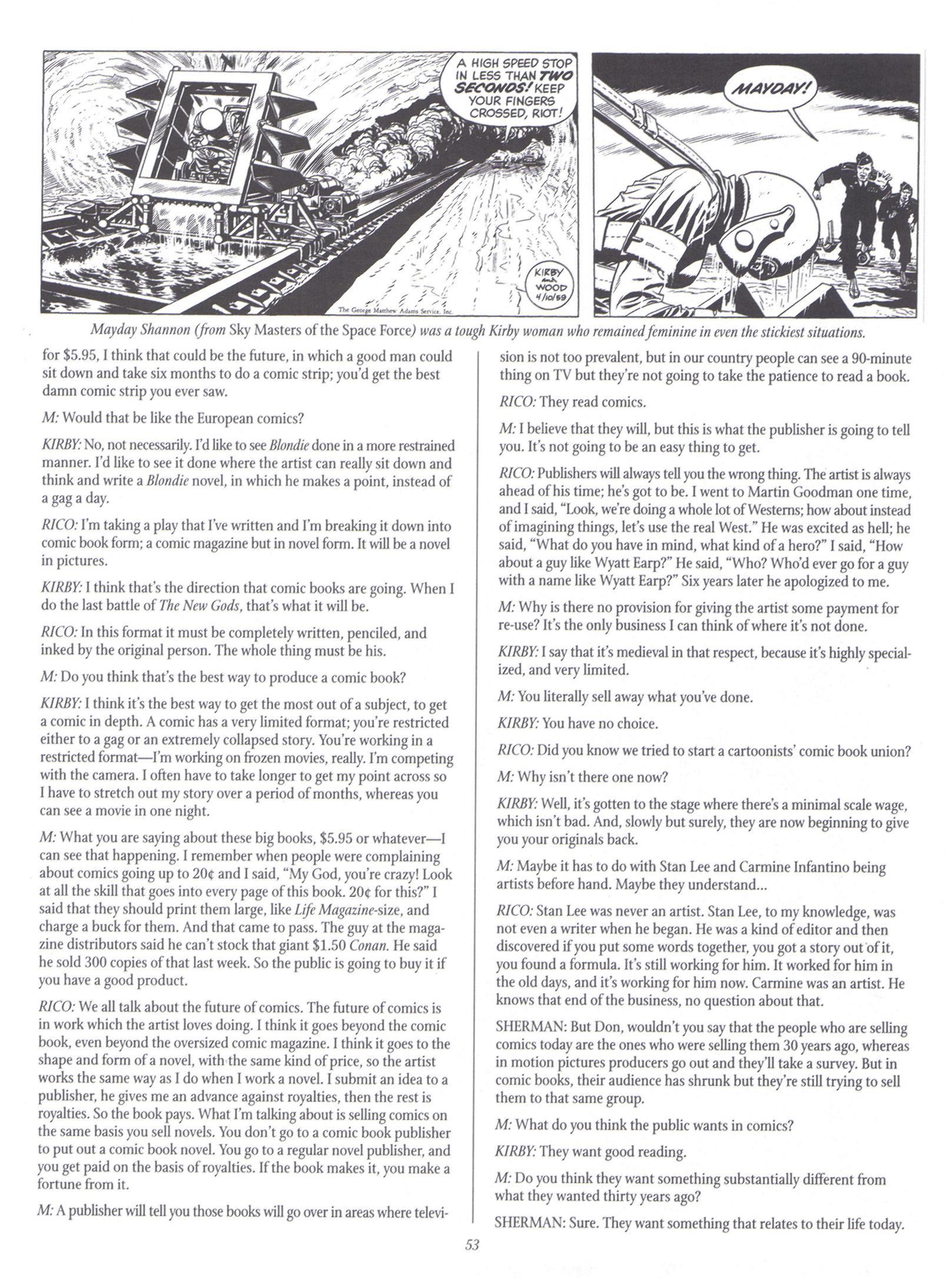 Read online The Jack Kirby Collector comic -  Issue #20 - 51