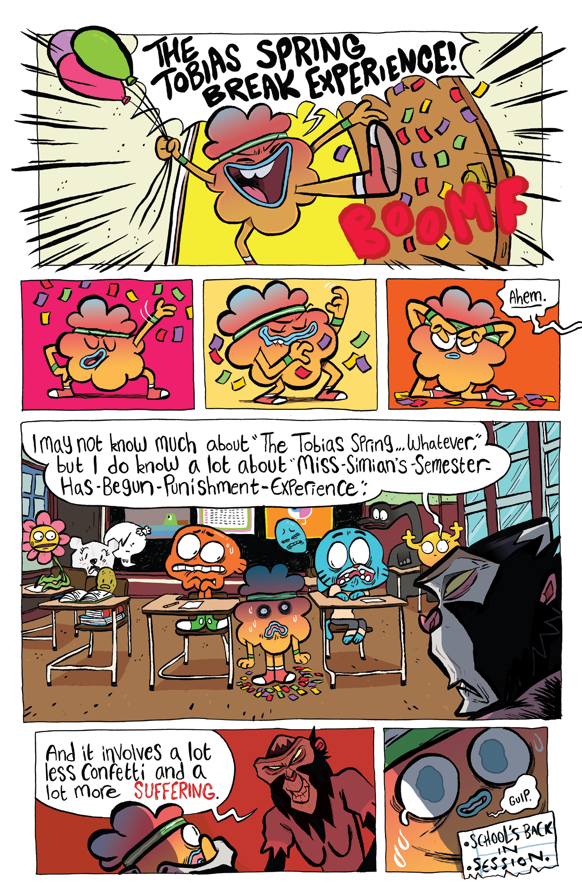 Read online The Amazing World of Gumball: Spring Break Smash comic -  Issue # Full - 26