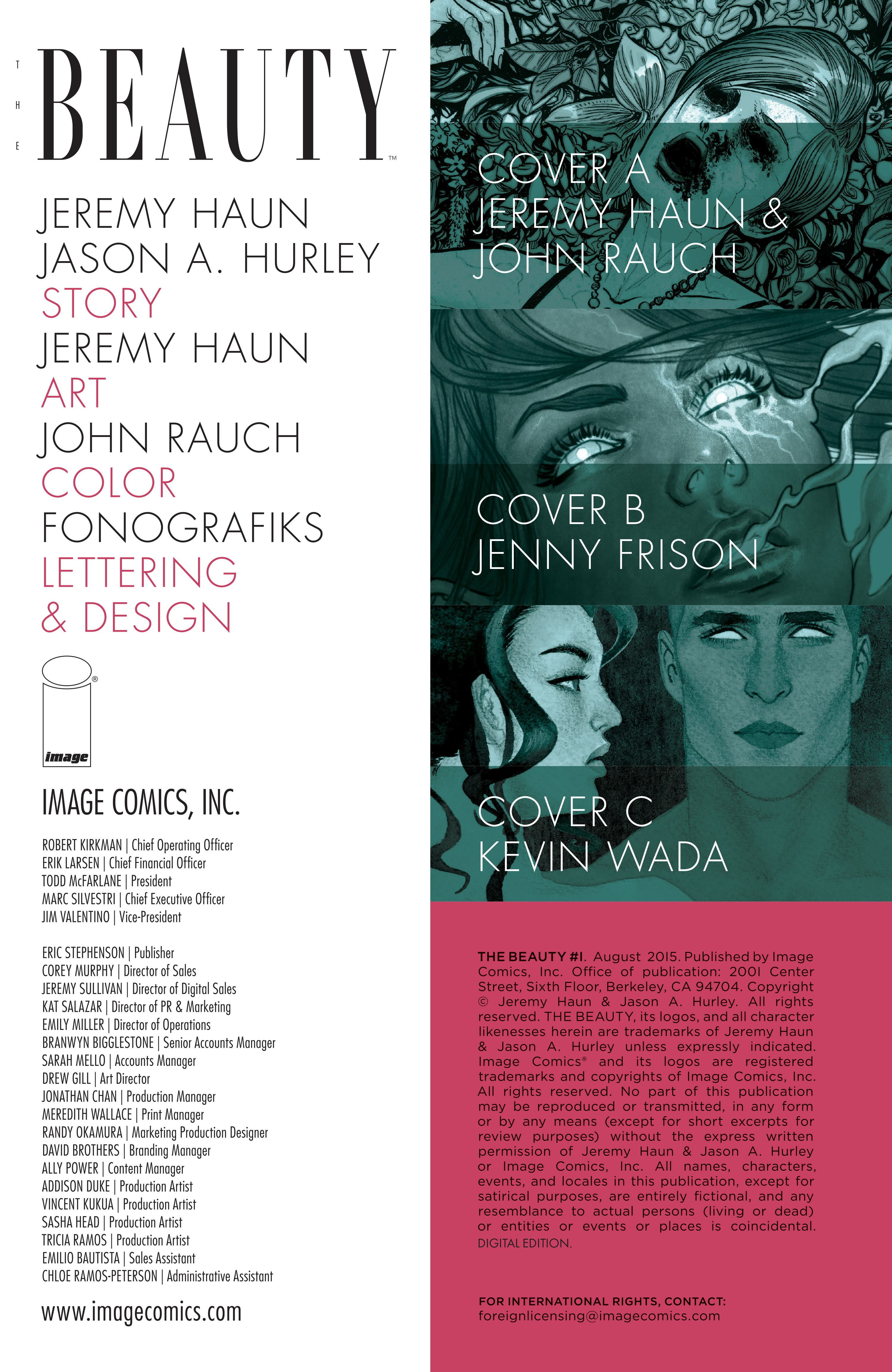 Read online The Beauty comic -  Issue #1 - 2