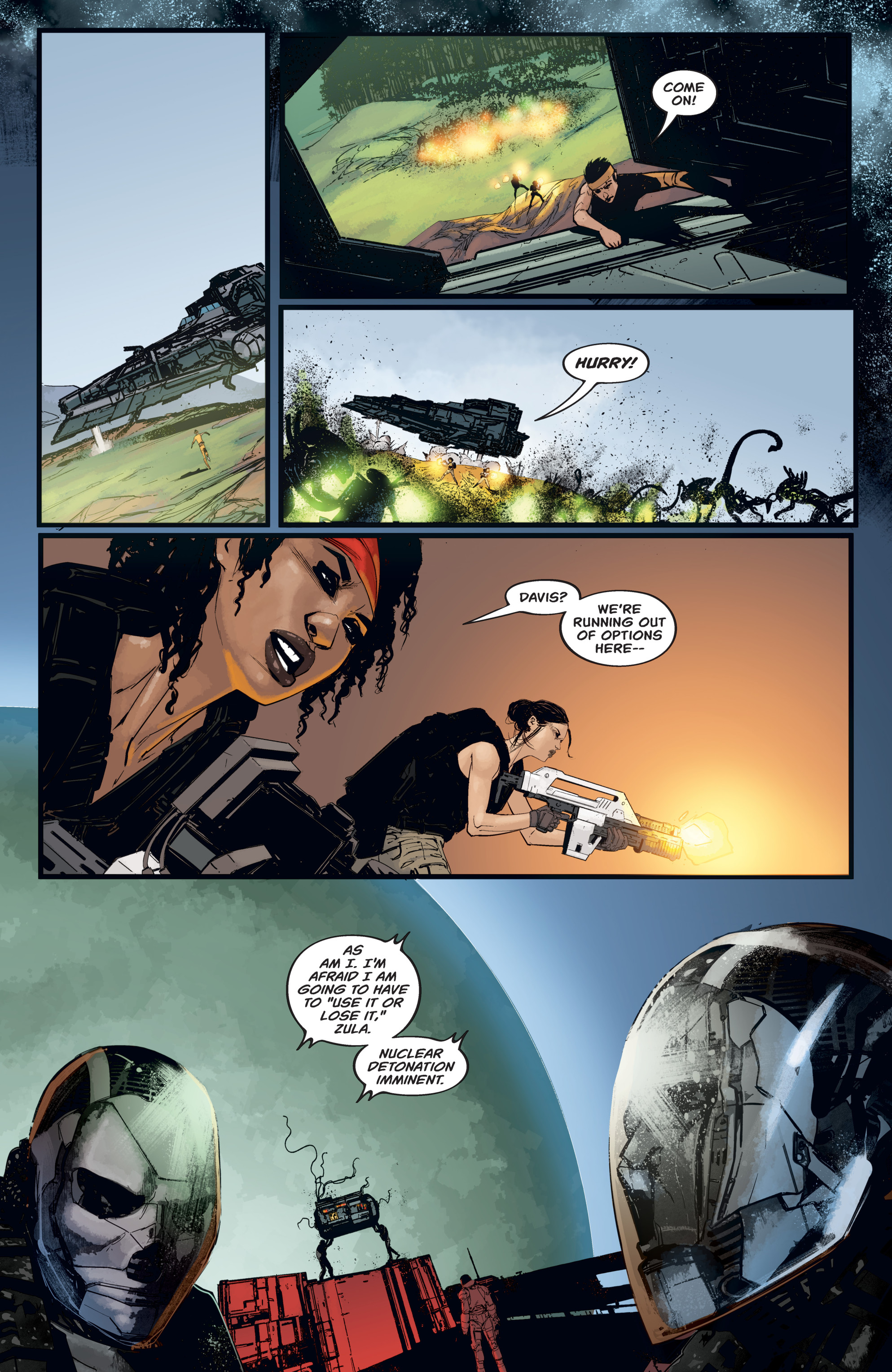 Read online Aliens: Resistance comic -  Issue # _TPB - 87
