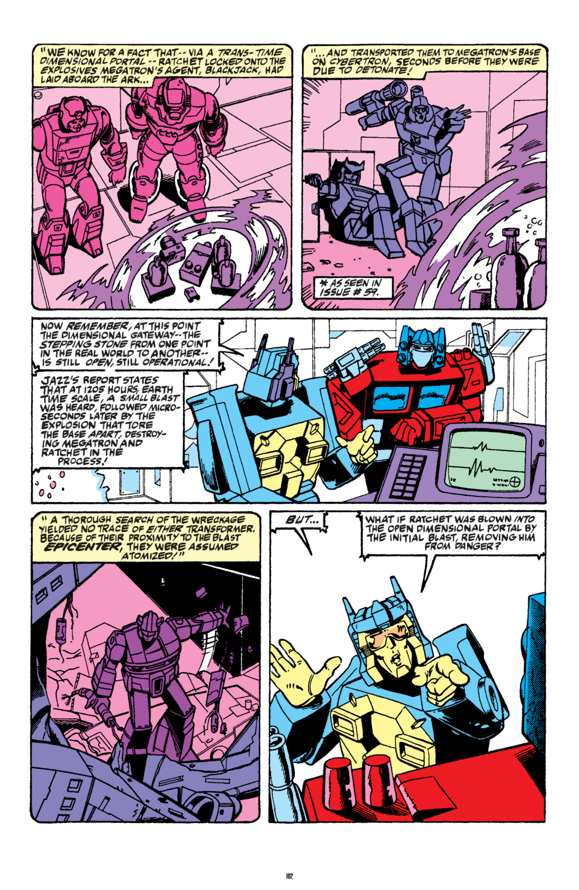 Read online The Transformers Classics comic -  Issue # TPB 6 - 102