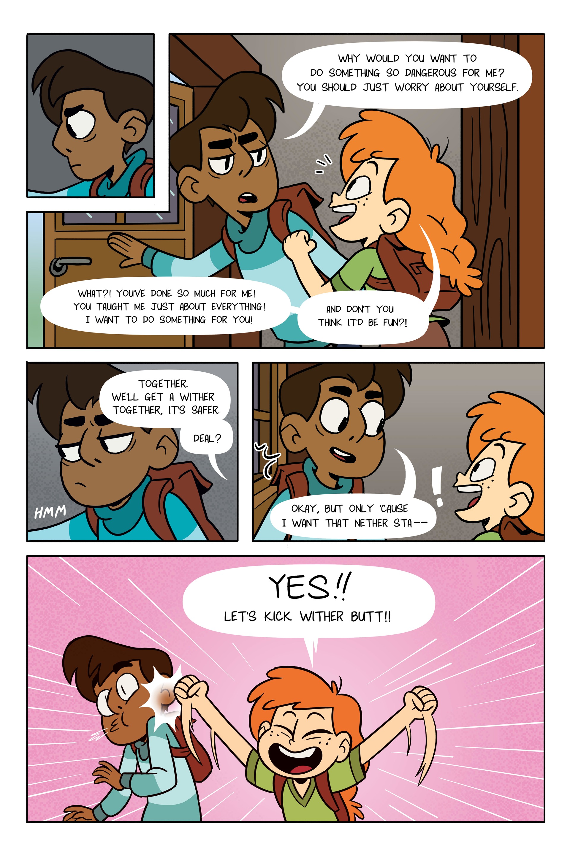 Read online Minecraft: Open World – Into the Nether comic -  Issue # TPB - 20
