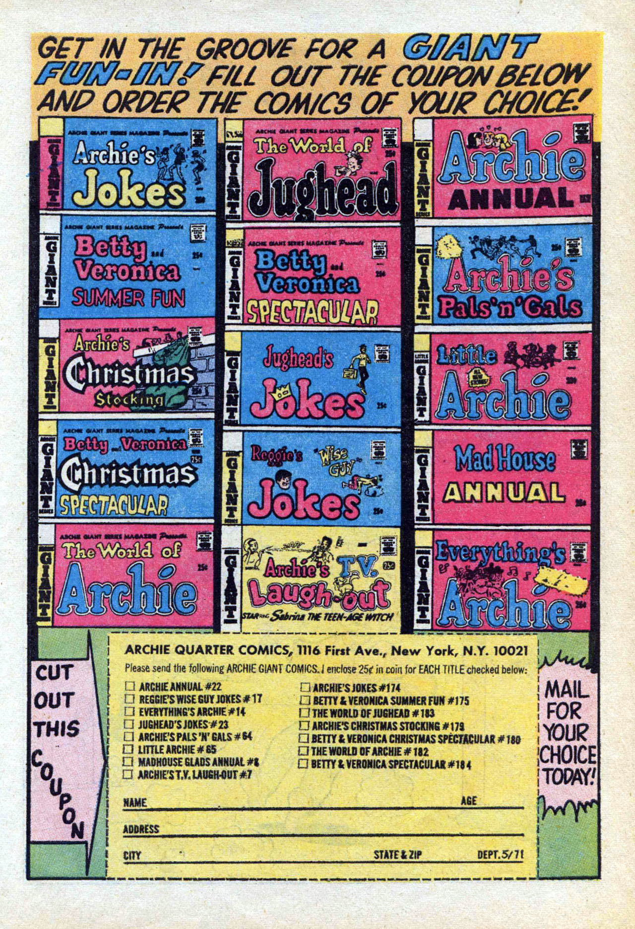 Read online The Adventures of Little Archie comic -  Issue #65 - 42