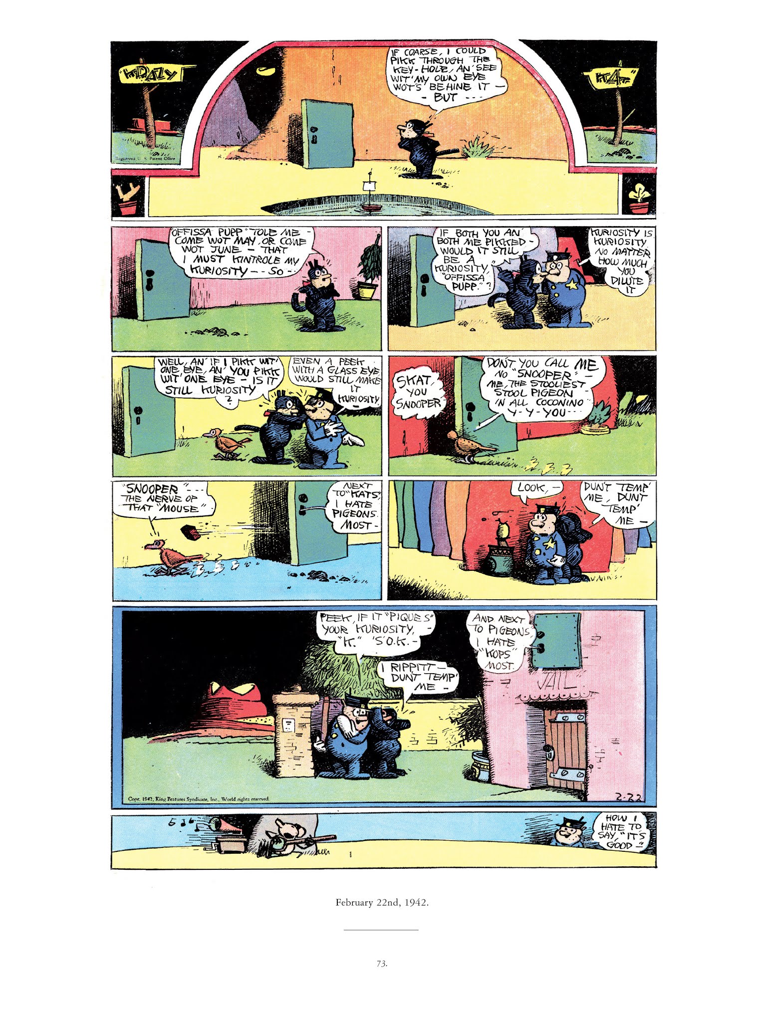 Read online Krazy & Ignatz comic -  Issue # TPB 12 - 72