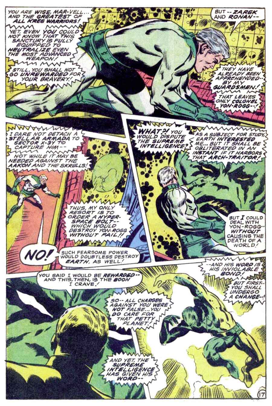 Read online Captain Marvel (1968) comic -  Issue #16 - 18