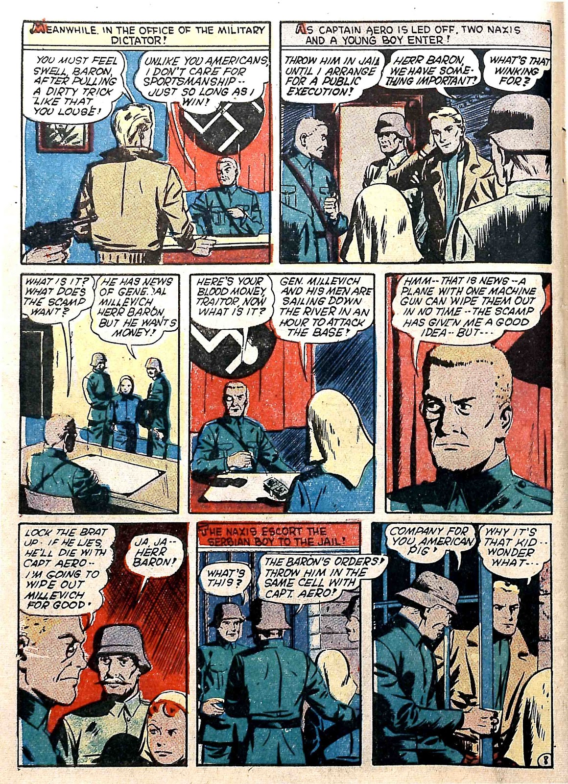 Captain Aero Comics issue 8 - Page 10
