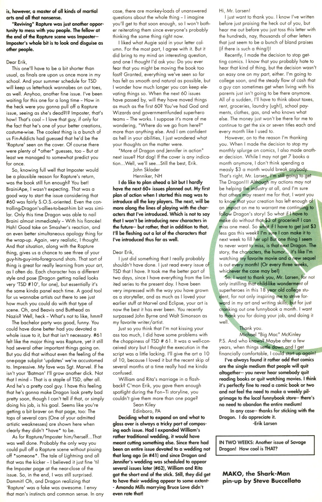 Read online The Savage Dragon (1993) comic -  Issue #63 - 29