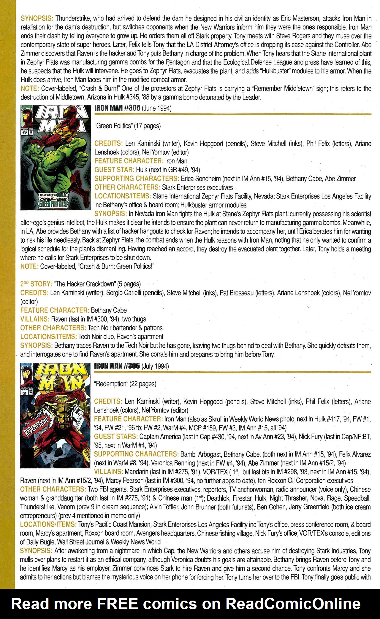 Read online Official Index to the Marvel Universe comic -  Issue #9 - 26