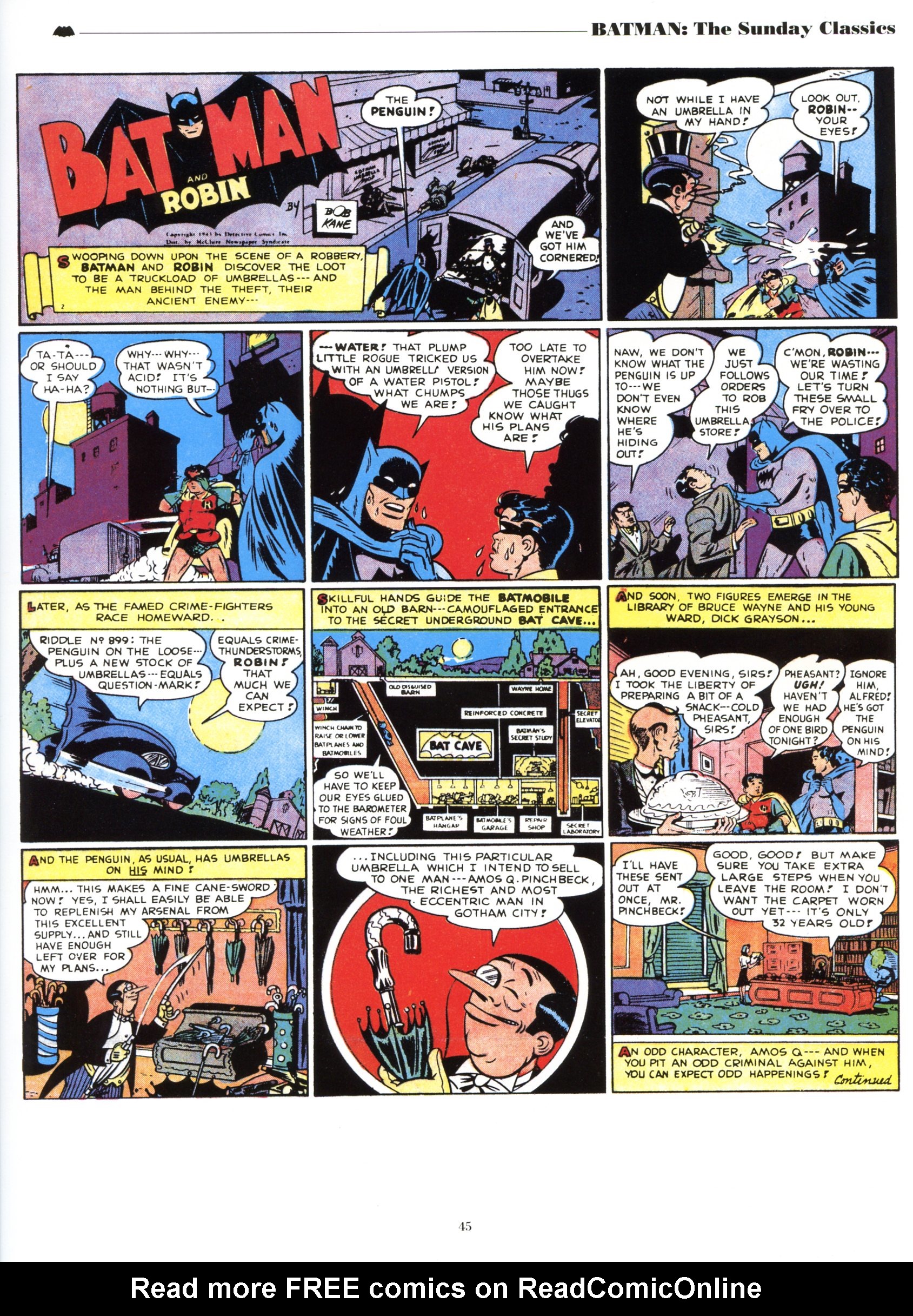 Read online Batman: The Sunday Classics comic -  Issue # TPB - 51