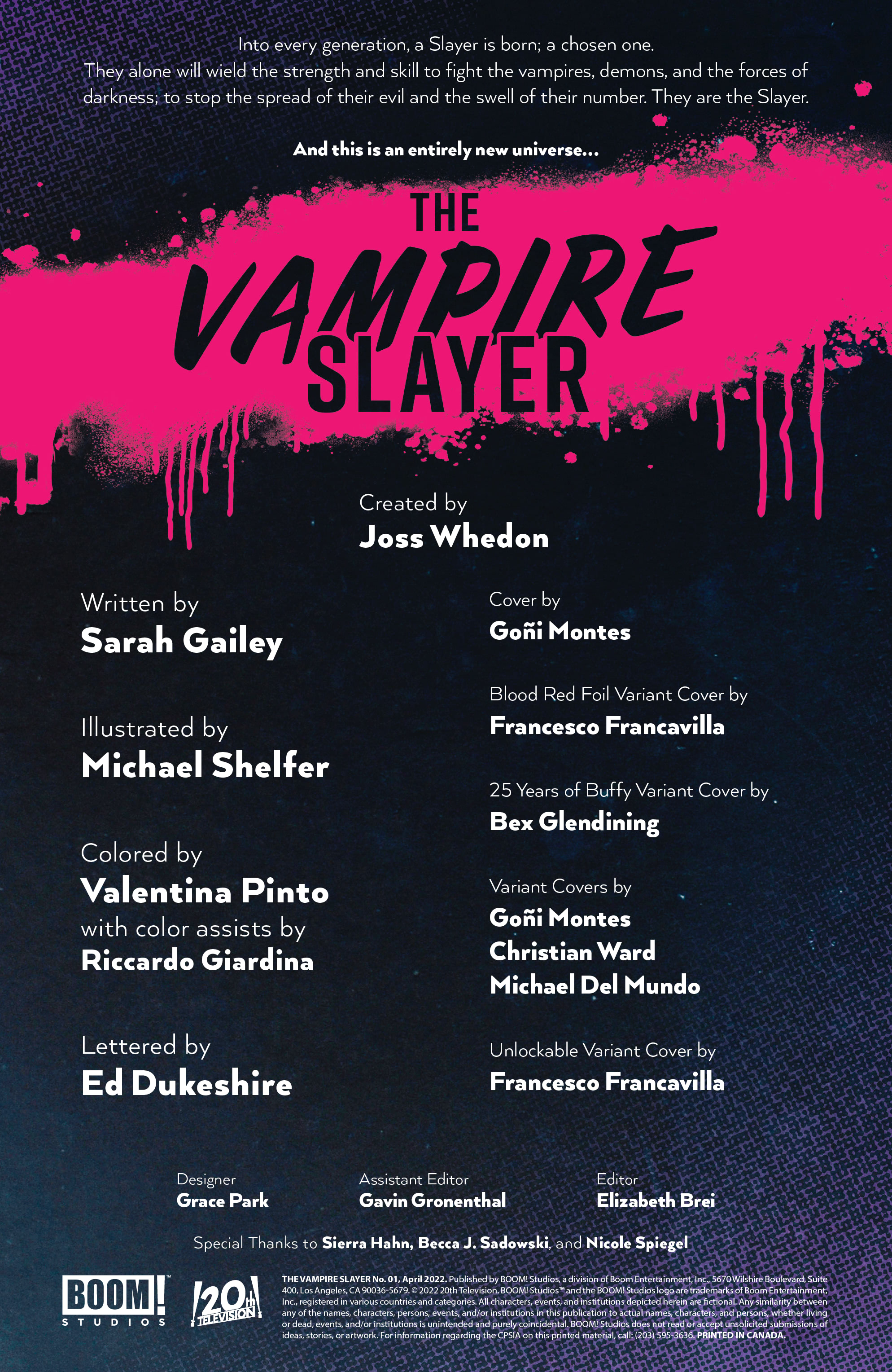 Read online The Vampire Slayer comic -  Issue #1 - 2