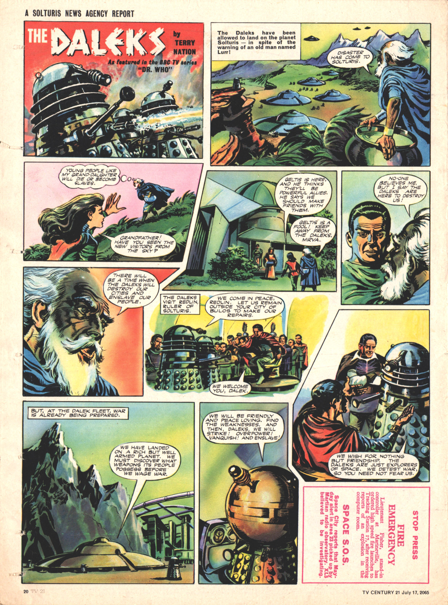 Read online TV Century 21 (TV 21) comic -  Issue #26 - 19