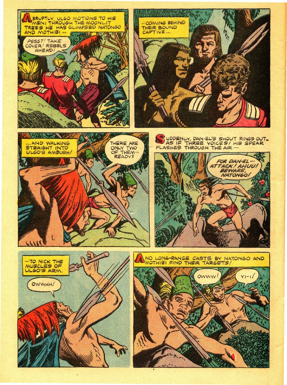Read online Tarzan (1948) comic -  Issue #46 - 48