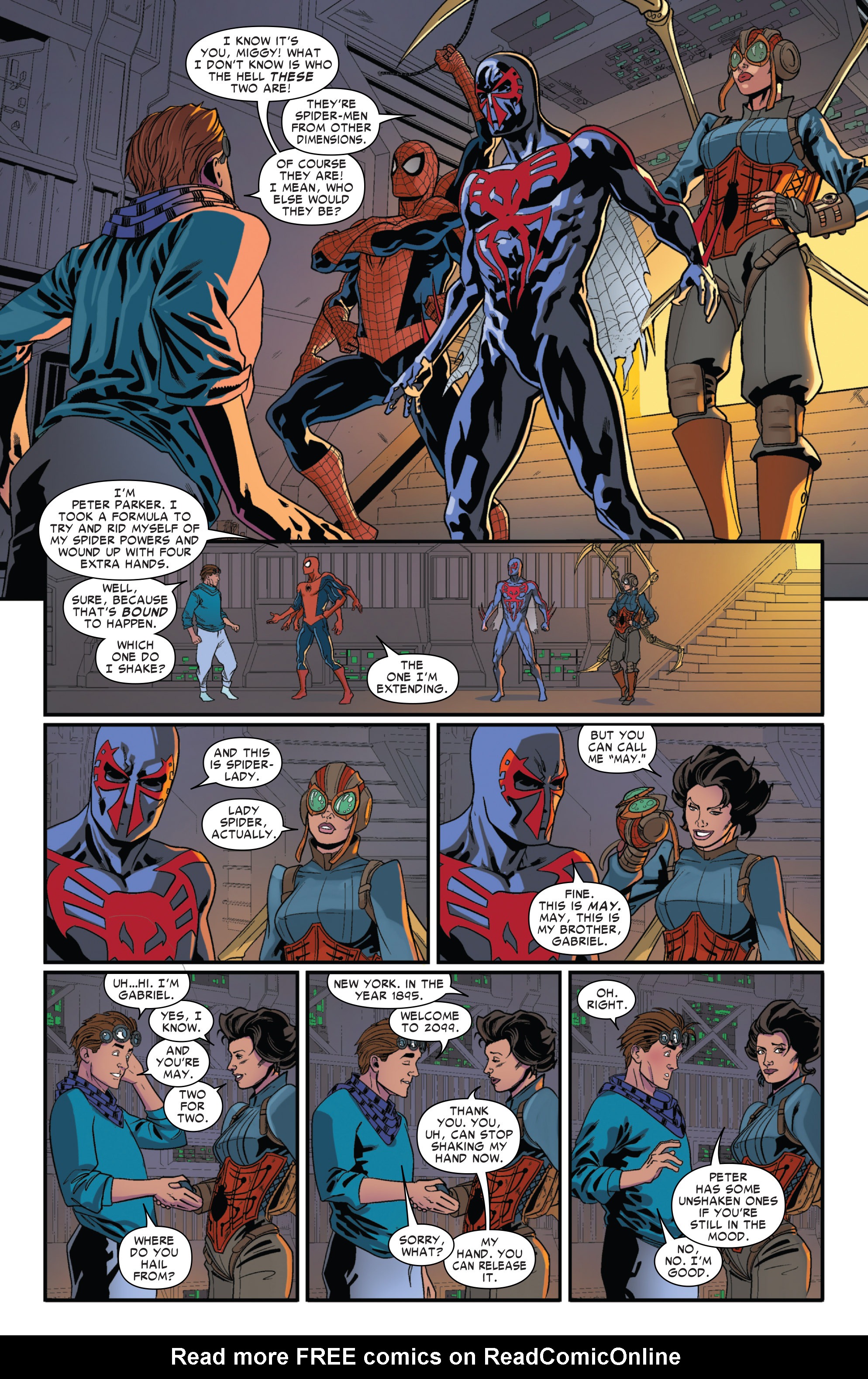 Read online Spider-Man 2099 (2014) comic -  Issue #6 - 7