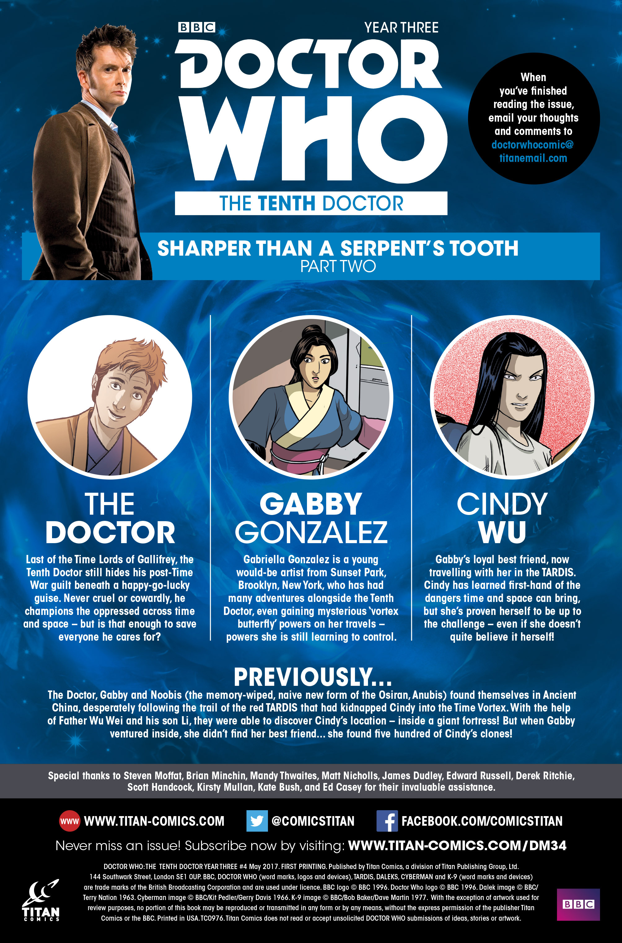 Read online Doctor Who: The Tenth Doctor Year Three comic -  Issue #4 - 5