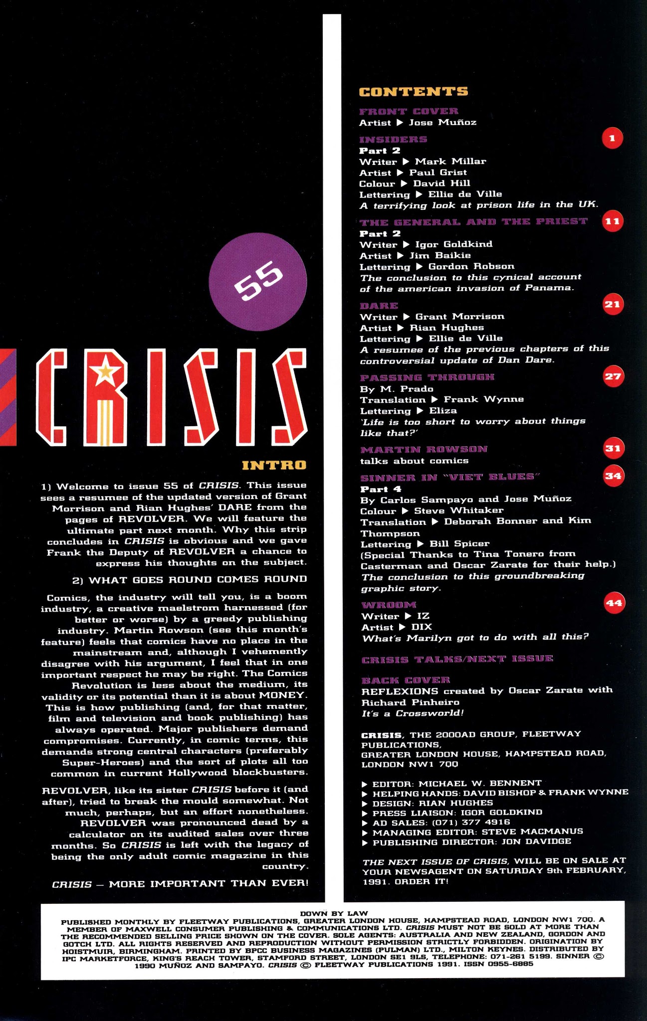 Read online Crisis comic -  Issue #55 - 2