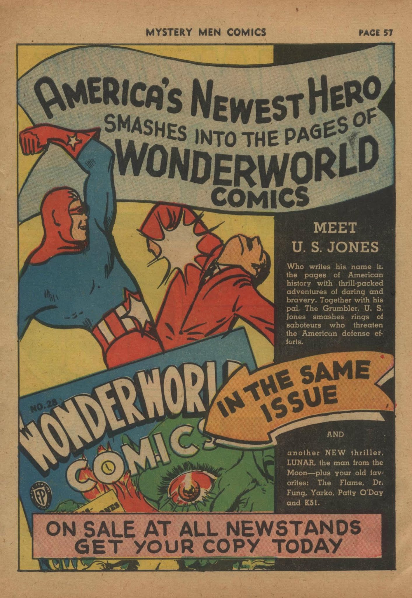 Read online Mystery Men Comics comic -  Issue #26 - 59
