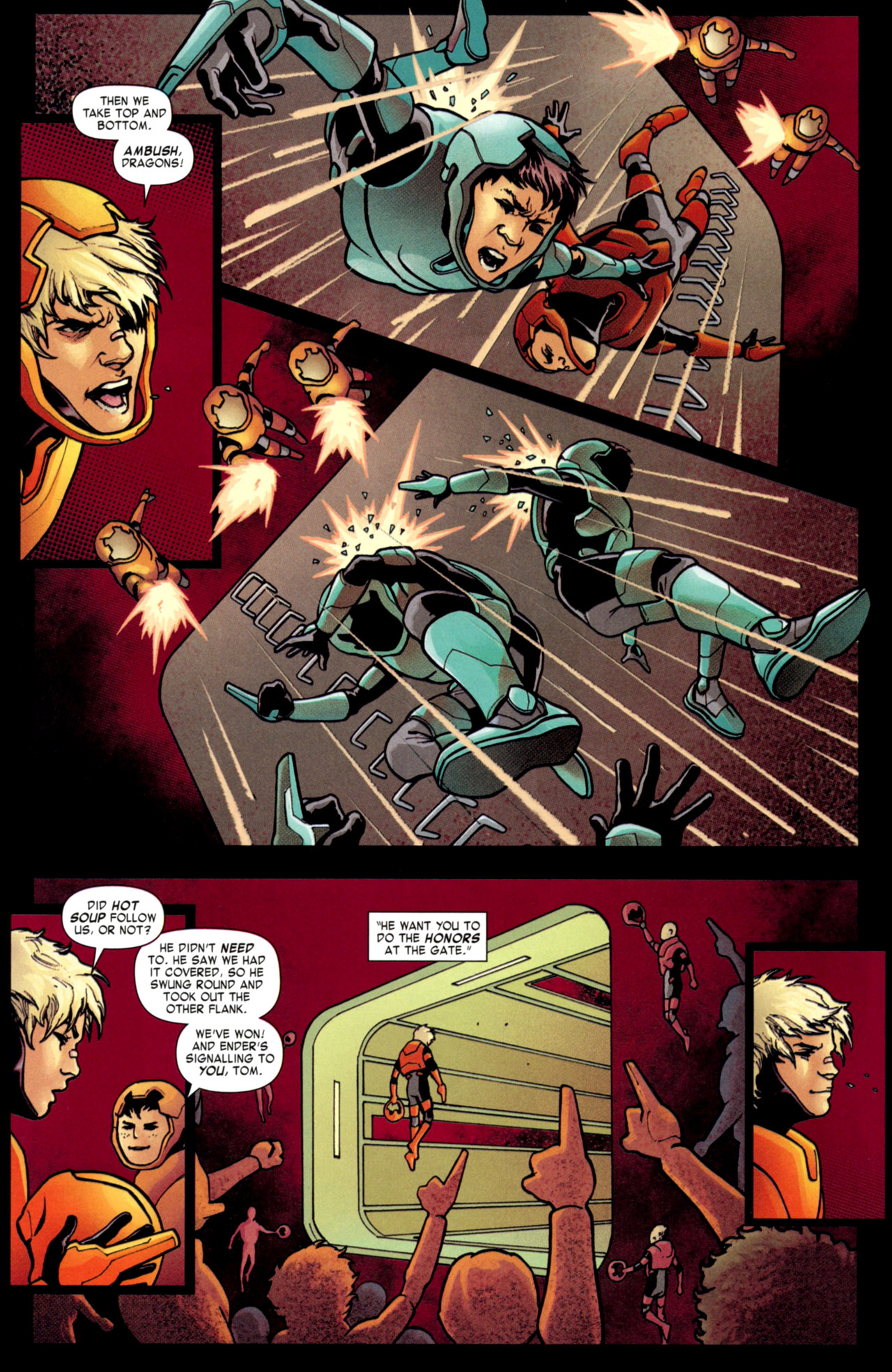 Read online Ender's Shadow: Command School comic -  Issue #1 - 21