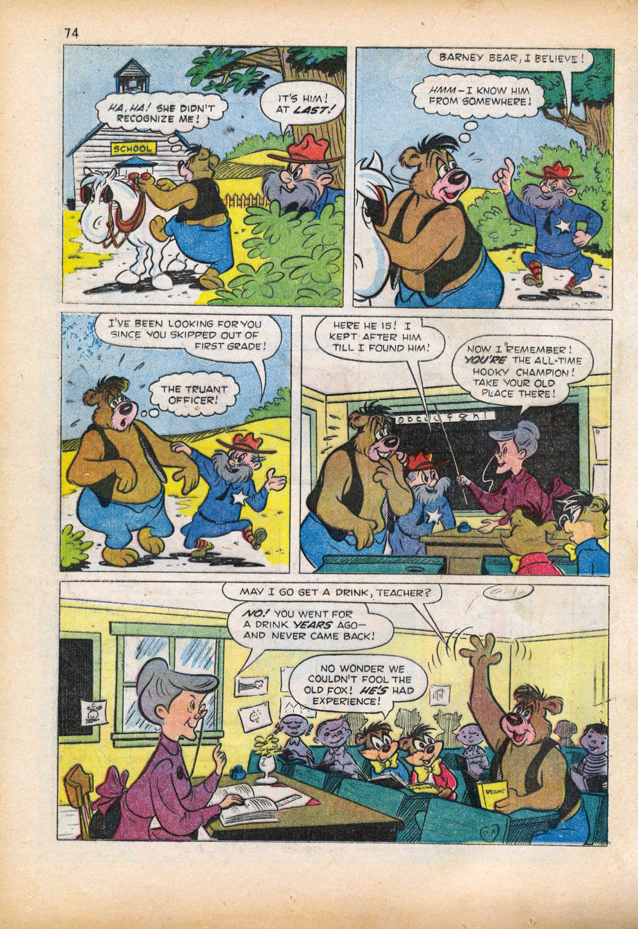 Read online Tom & Jerry's Back to School comic -  Issue # TPB - 76