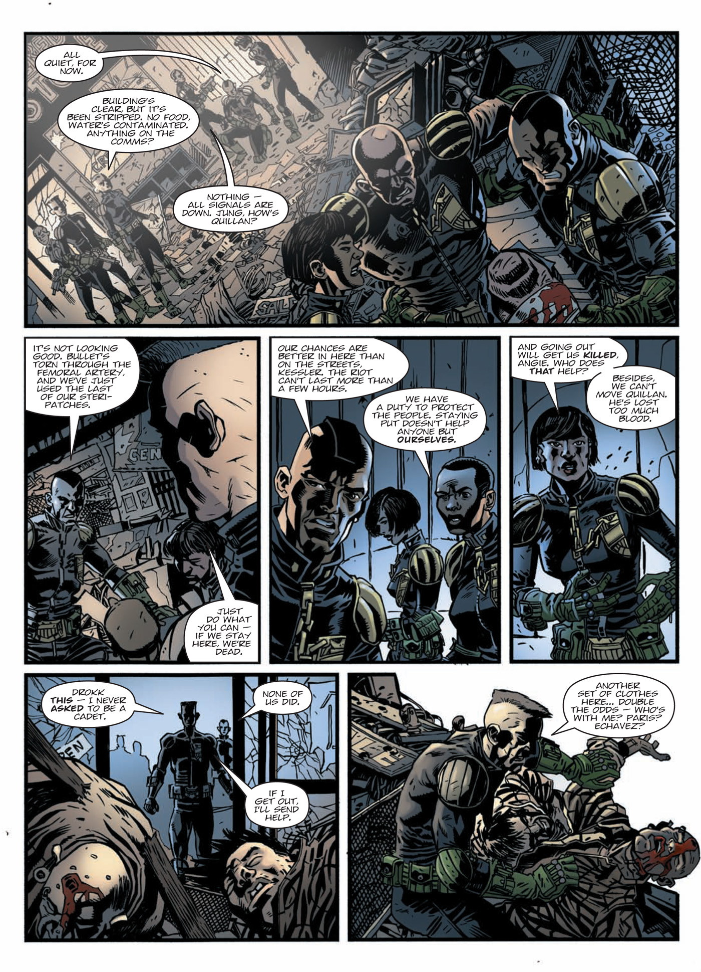 Read online Judge Dredd: Day of Chaos: Fallout comic -  Issue # TPB (Part 2) - 24