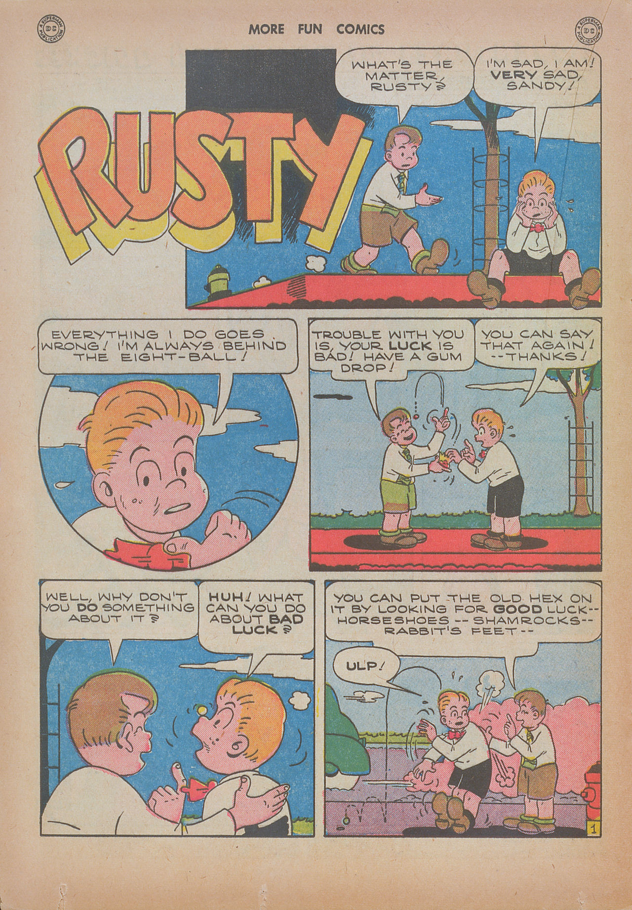 Read online More Fun Comics comic -  Issue #115 - 28