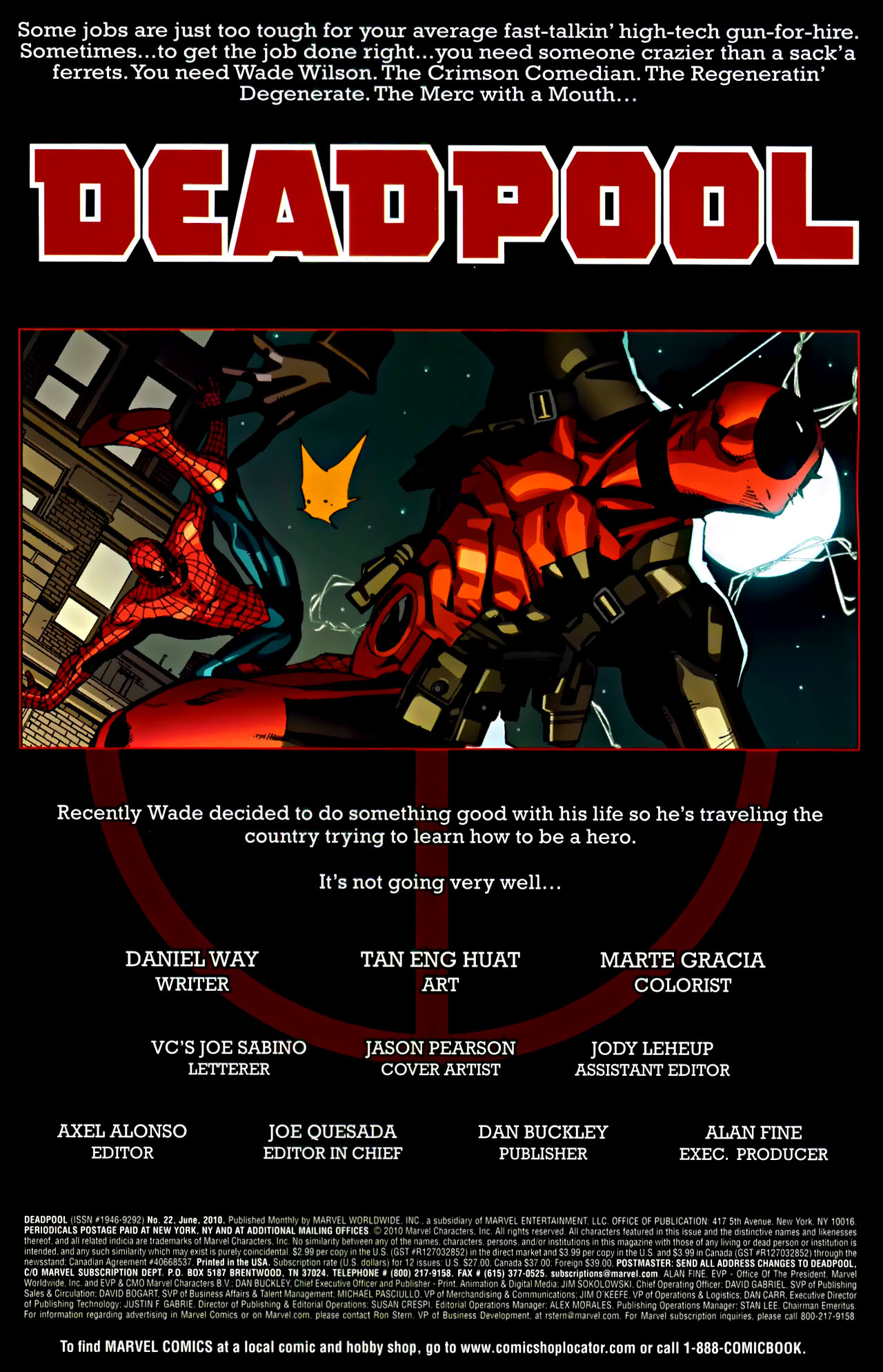 Read online Deadpool (2008) comic -  Issue #22 - 2