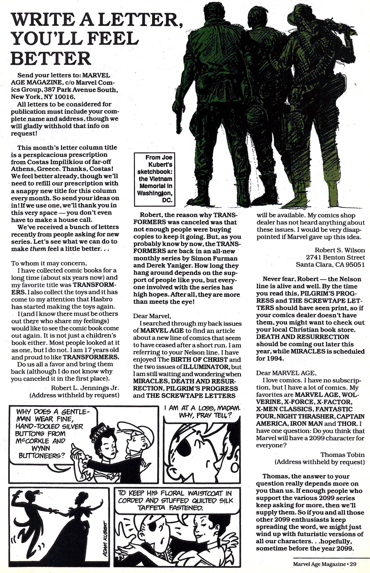 Read online Marvel Age comic -  Issue #131 - 31