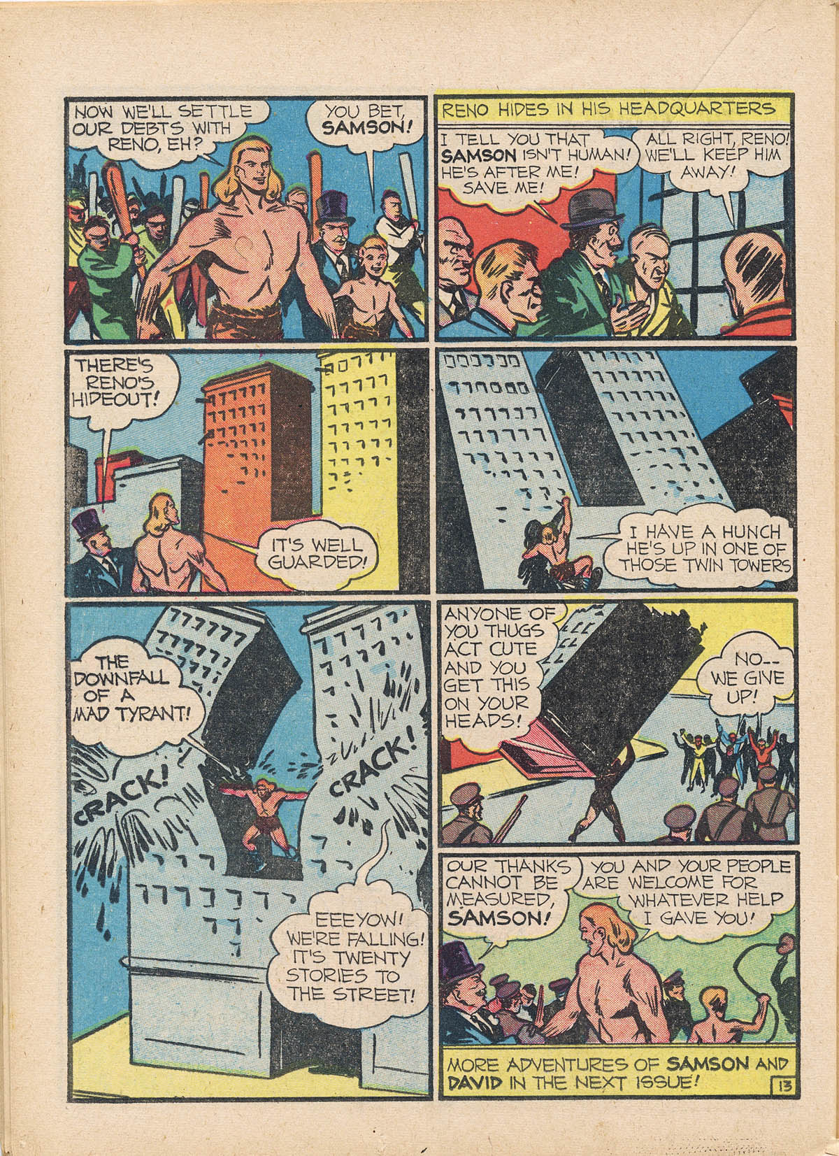 Read online Samson (1940) comic -  Issue #3 - 47
